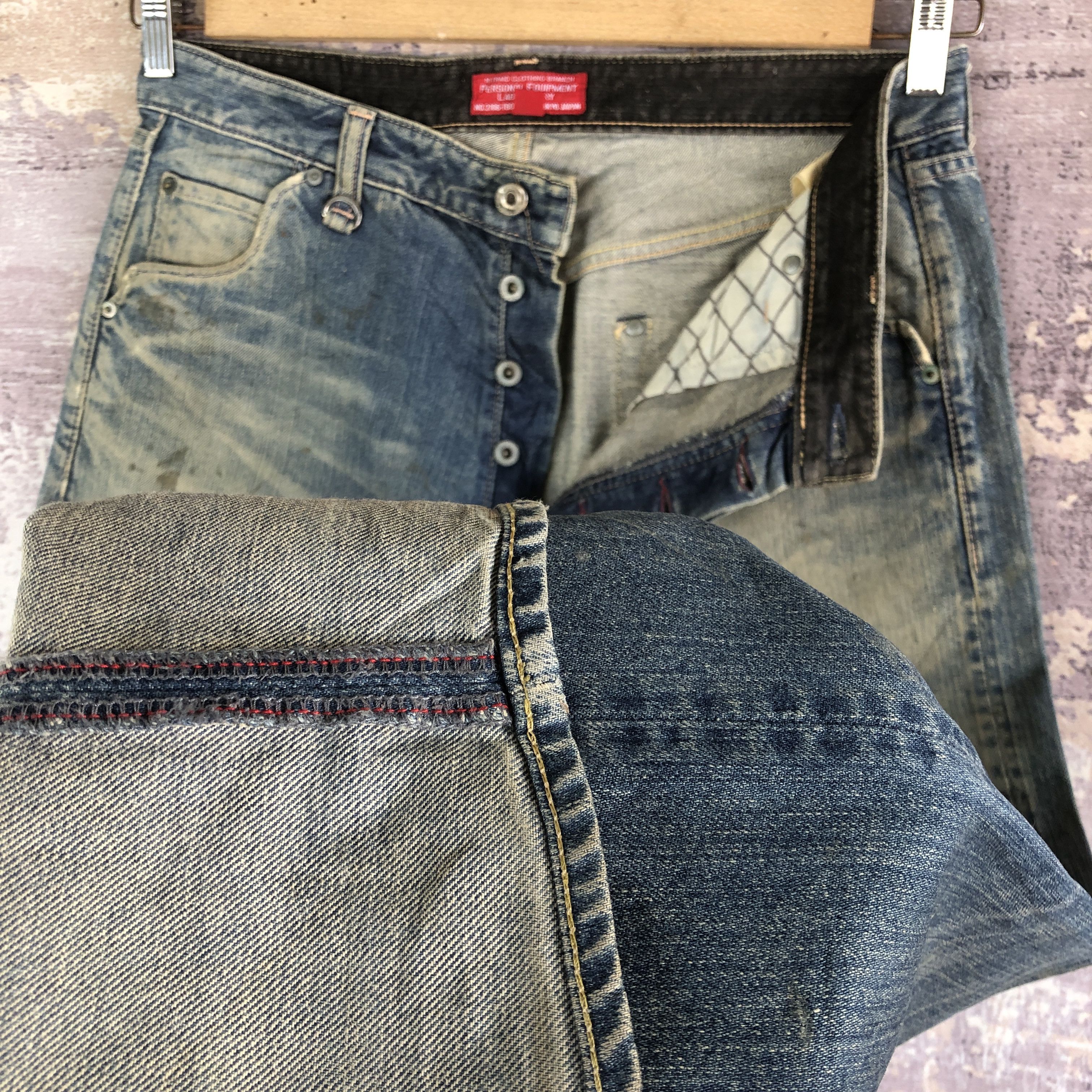 Nitraid Vintage Nitraid Anti Babylon Japan Jeans Mud Wash Denim Size US 34 / EU 50 - 8 Thumbnail
