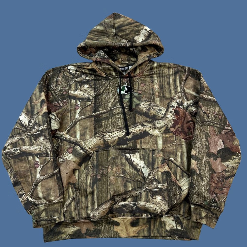 Vintage Mossy Oak Hoodie Mens Medium Break Up Infinity Camo Pullover Hunting Outdoor Size US M / EU 48-50 / 2 - 1 Thumbnail
