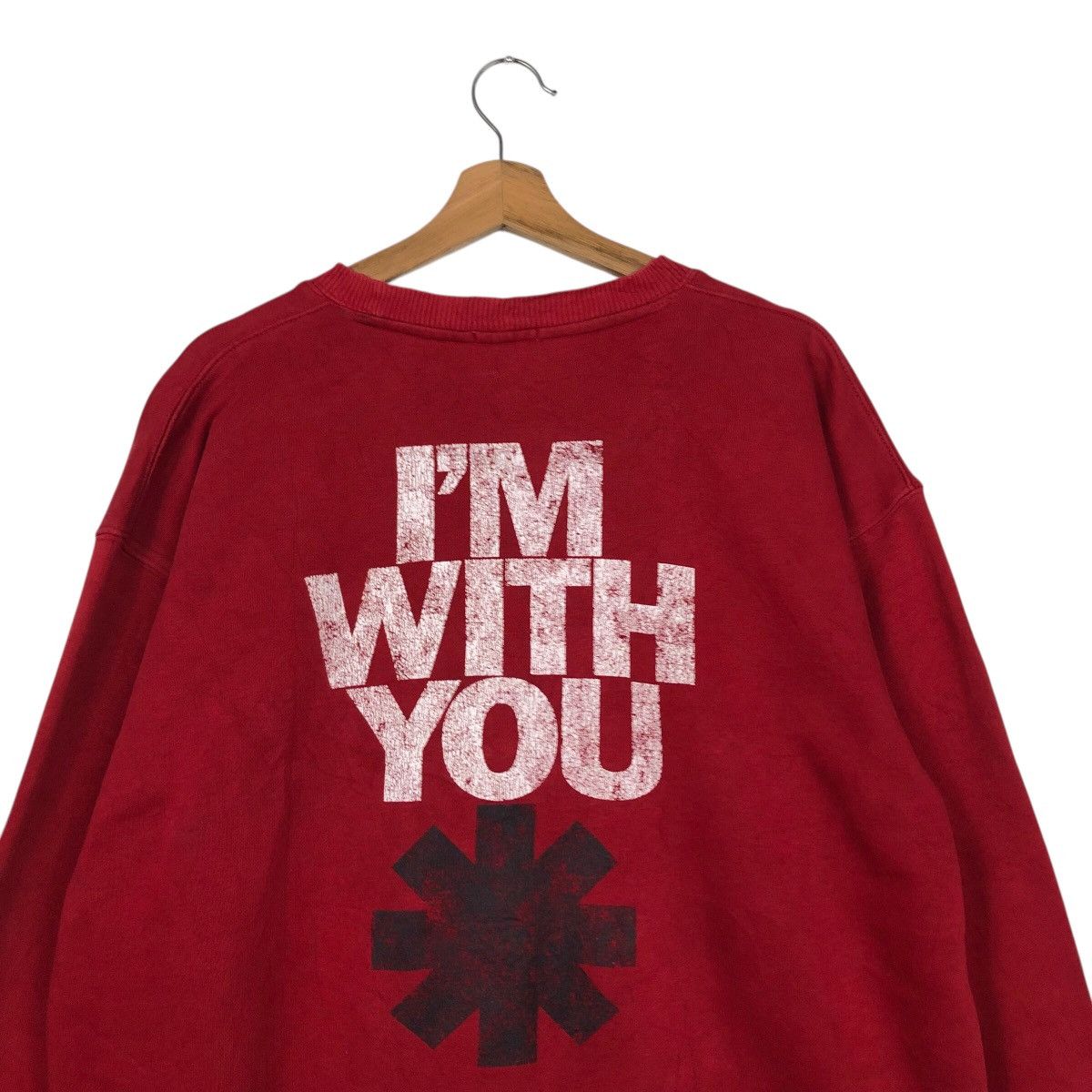 Band Tees 📌Vintage Sweatshirt Band Red Hot Chilli Paper Big Logo Size US L / EU 52-54 / 3 - 10 Thumbnail