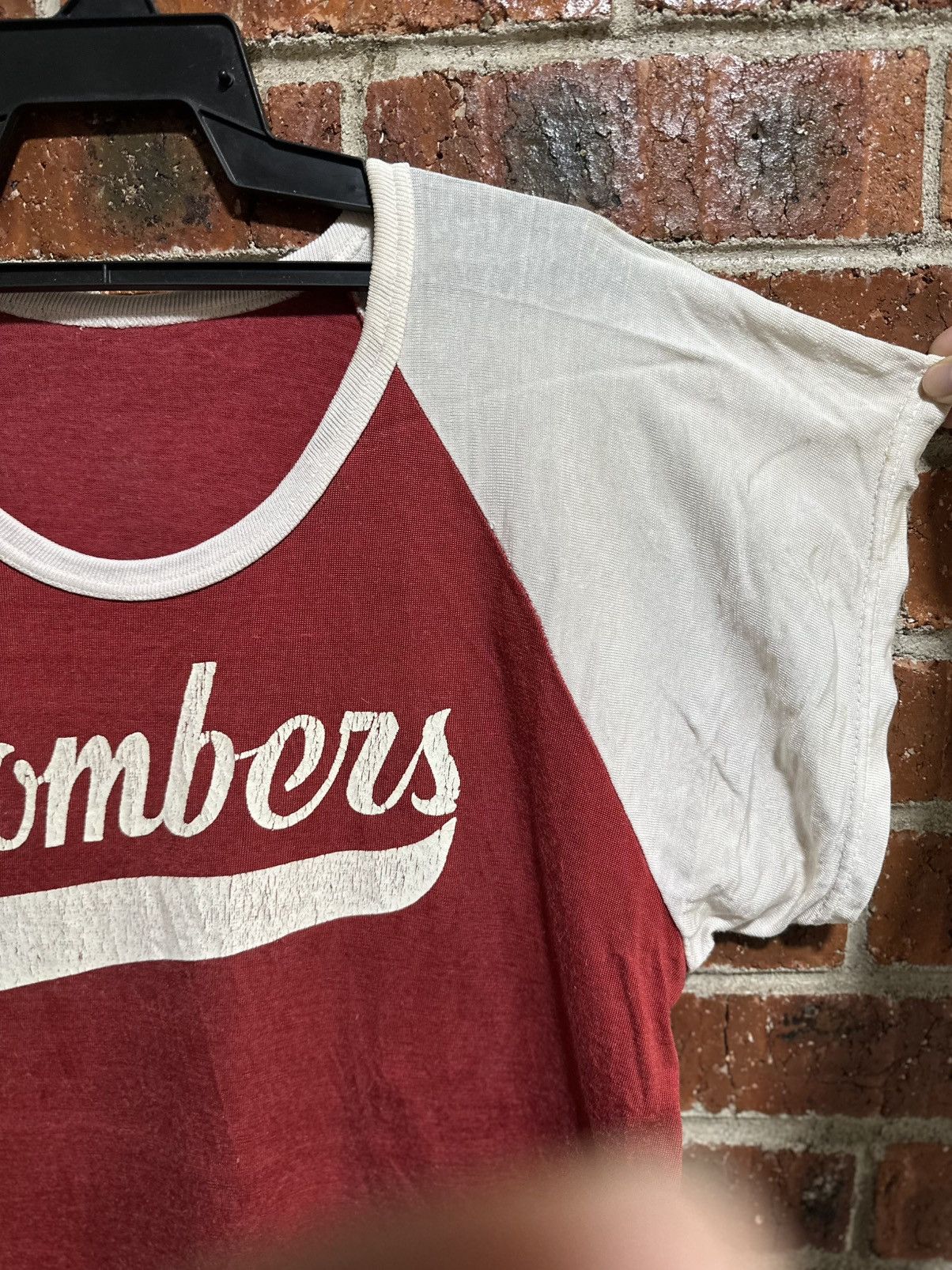 Sears Vintage Bombers Red&White Faded Tee Size US XL / EU 56 / 4 - 4 Thumbnail