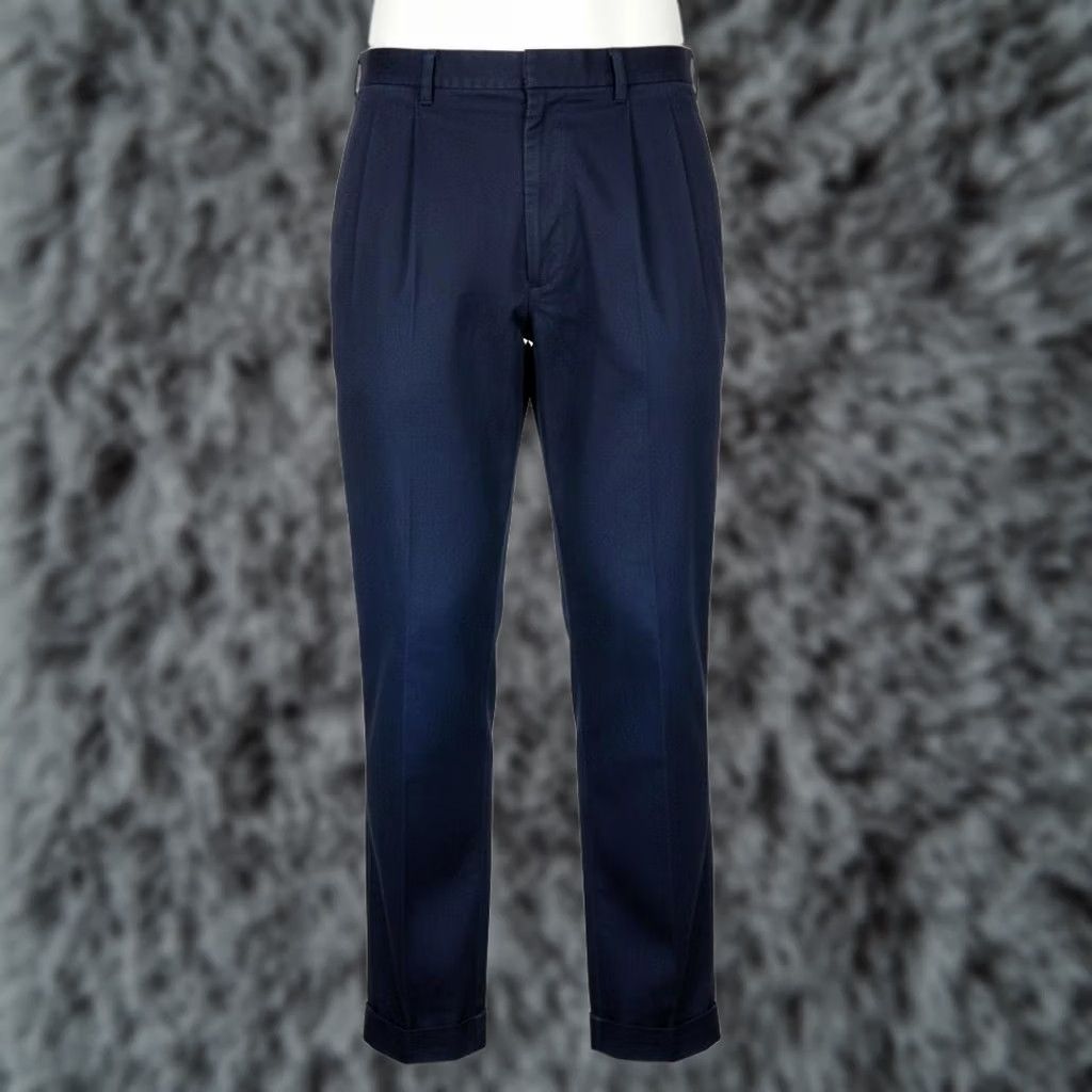 Polo Ralph Lauren Polo by Ralph Lauren Hammond Chino Pants Boys M 33x32 Blue Twill 100% Cotton Size US M / EU 48-50 / 2 - 1 Thumbnail