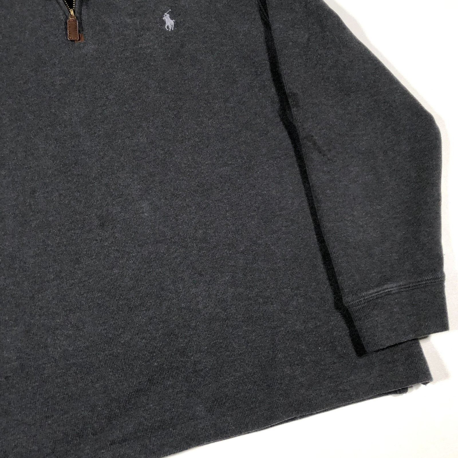 Polo Ralph Lauren Polo Ralph Lauren Quarter 1/4 Zip Sweater gray Size XL B7 Size US XL / EU 56 / 4 - 3 Thumbnail
