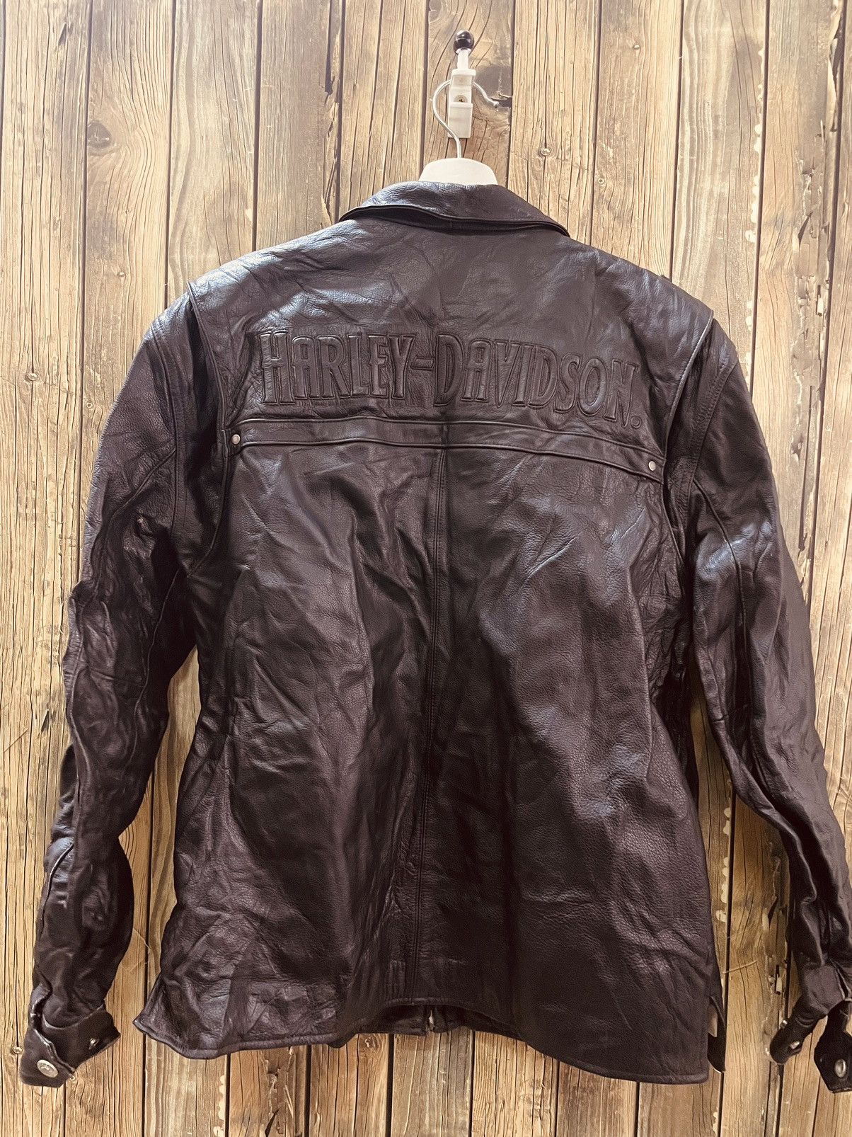 Harley Davidson × Vintage Harley Davidson vintage leather jacket Size US M / EU 48-50 / 2 - 5 Thumbnail