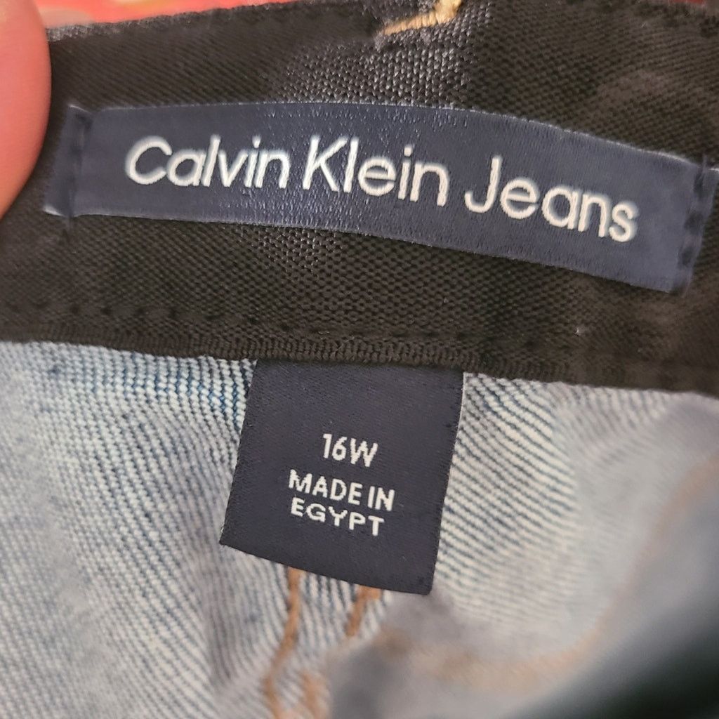 Calvin Klein Calvin Klein Jeans high rise straight leg jeans 16w Size 38" / US 16 / IT 52 - 9 Thumbnail