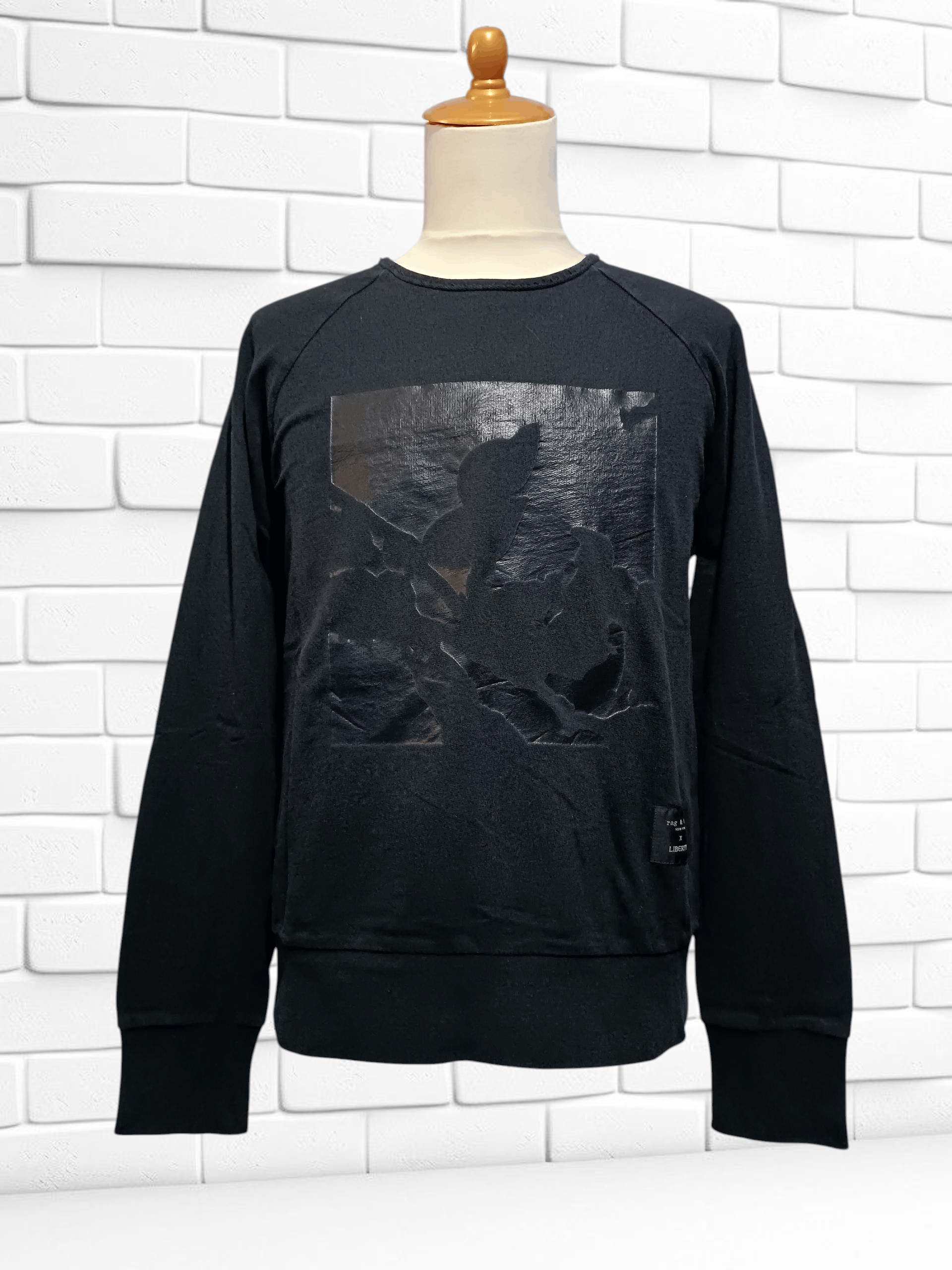 Rag & Bone Rag & Bone X Liberty Black Print Sweater Size US M / EU 48-50 / 2 - 1 Thumbnail