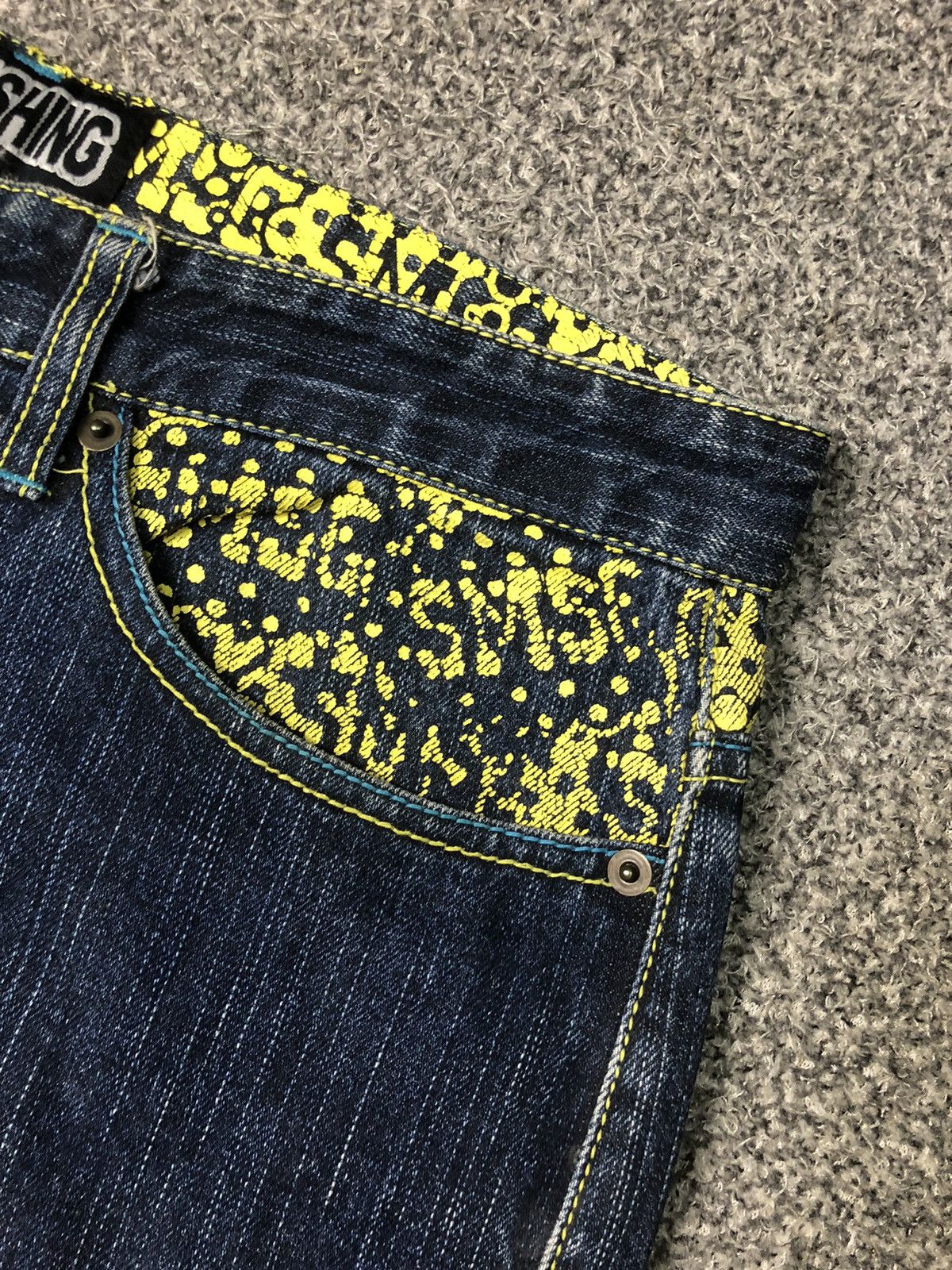 JNCO × Japanese Brand × Vintage Vintage Japanese Brands Smashing Baggy Jeans Size US 34 / EU 50 - 9 Thumbnail