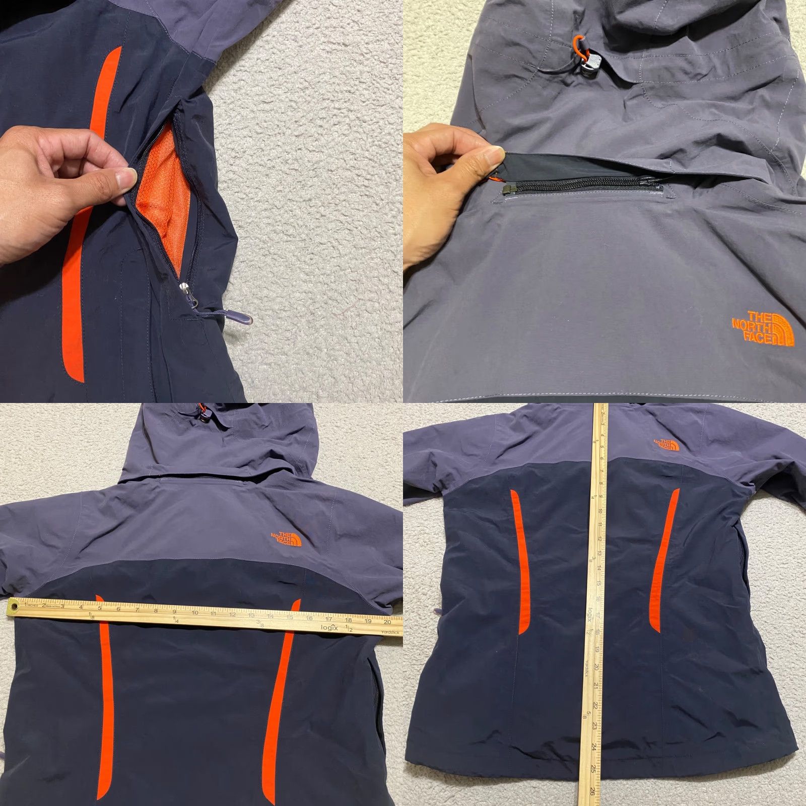 The North Face The North Face HyVent Jacket Womens Small Multicolor Colorblock Windbreaker Hood Size S / US 4 / IT 40 - 8 Thumbnail