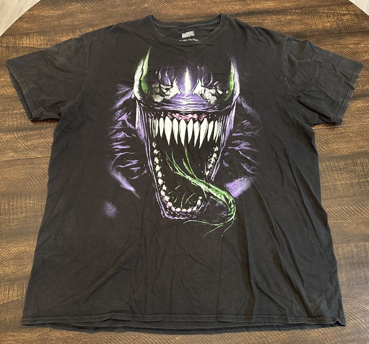 Marvel Comics Venom Marvel T Shirt Mens Big Face Graphic Print S/S-2X Size US XXL / EU 58 / 5 - 1 Thumbnail