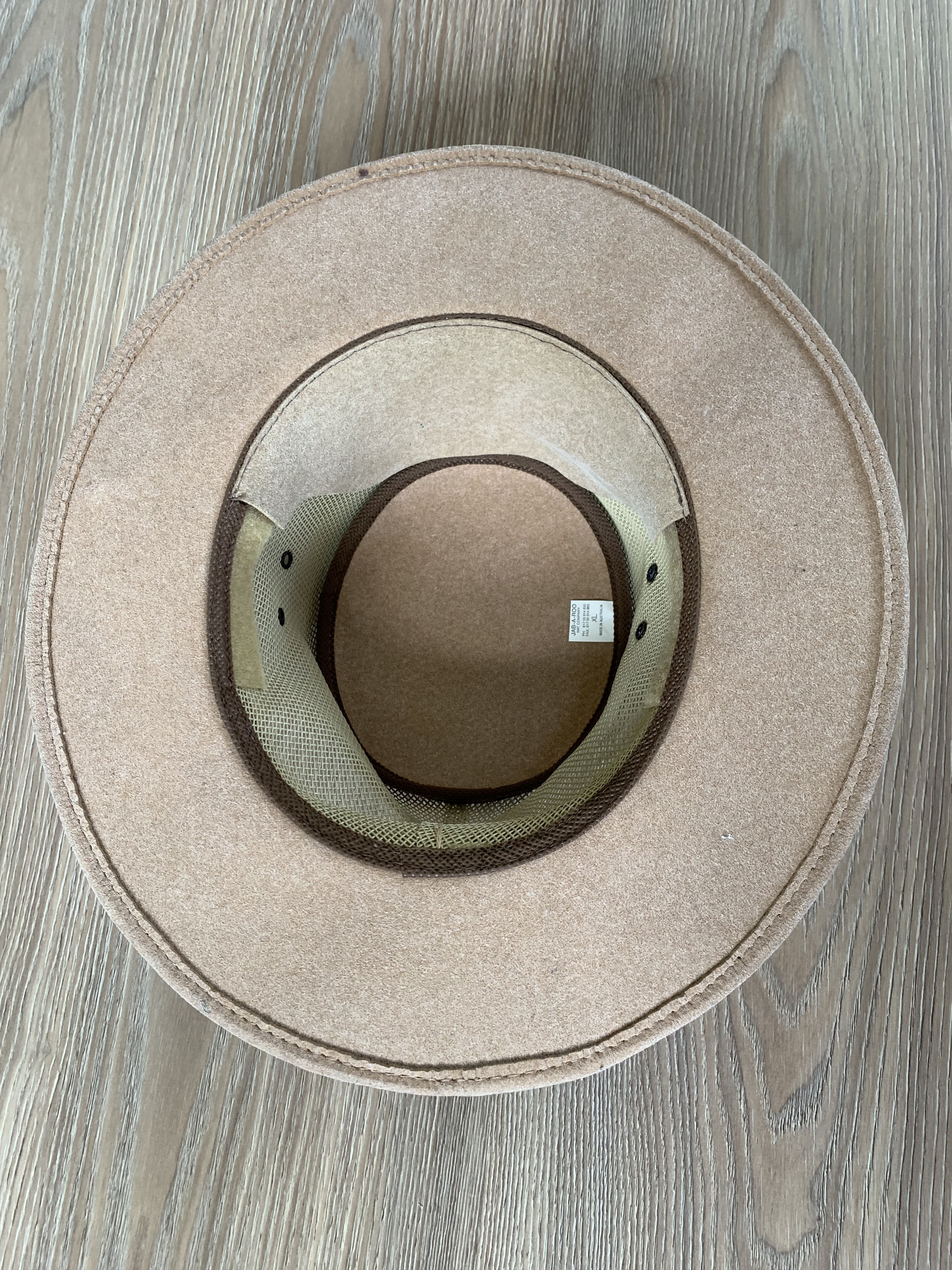 Designer Outback Shade Hat Safari Unisex Rare Made Australia Beige Size ONE SIZE - 4 Thumbnail