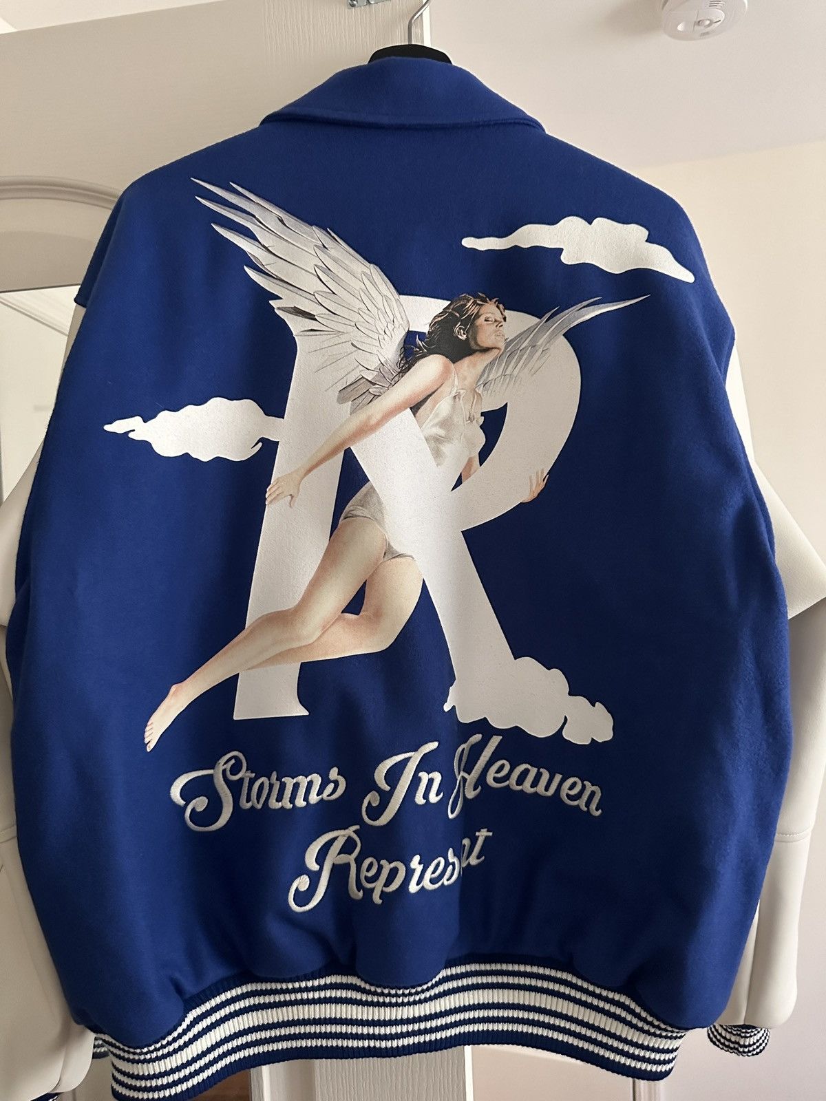 Represent Clo. Represent Storms in Heaven Varsity Jacket Blue Size US L / EU 52-54 / 3 - 2 Thumbnail