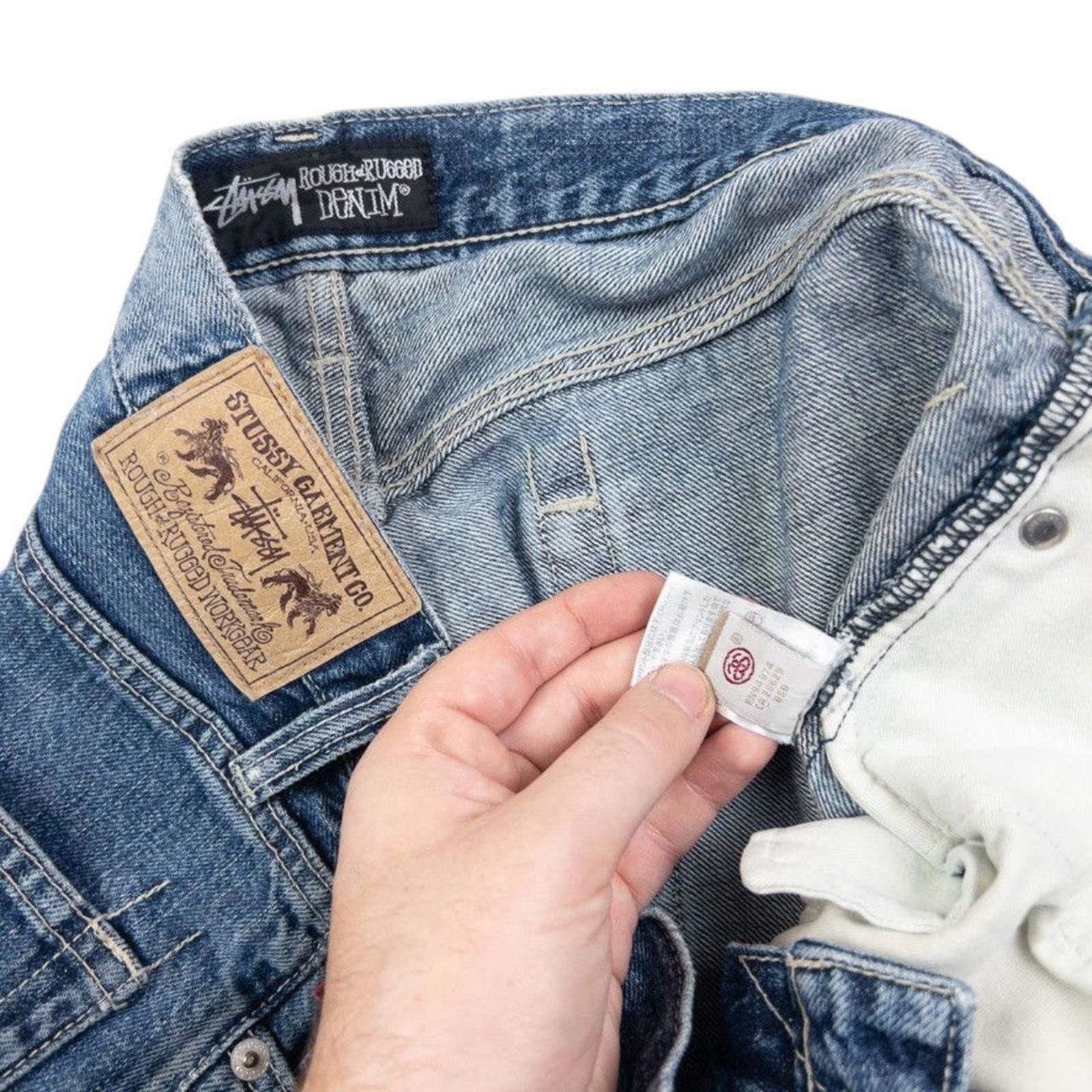 Stussy Vintage Stussy Denim Shorts Size W31 Size US 31 - 4 Thumbnail