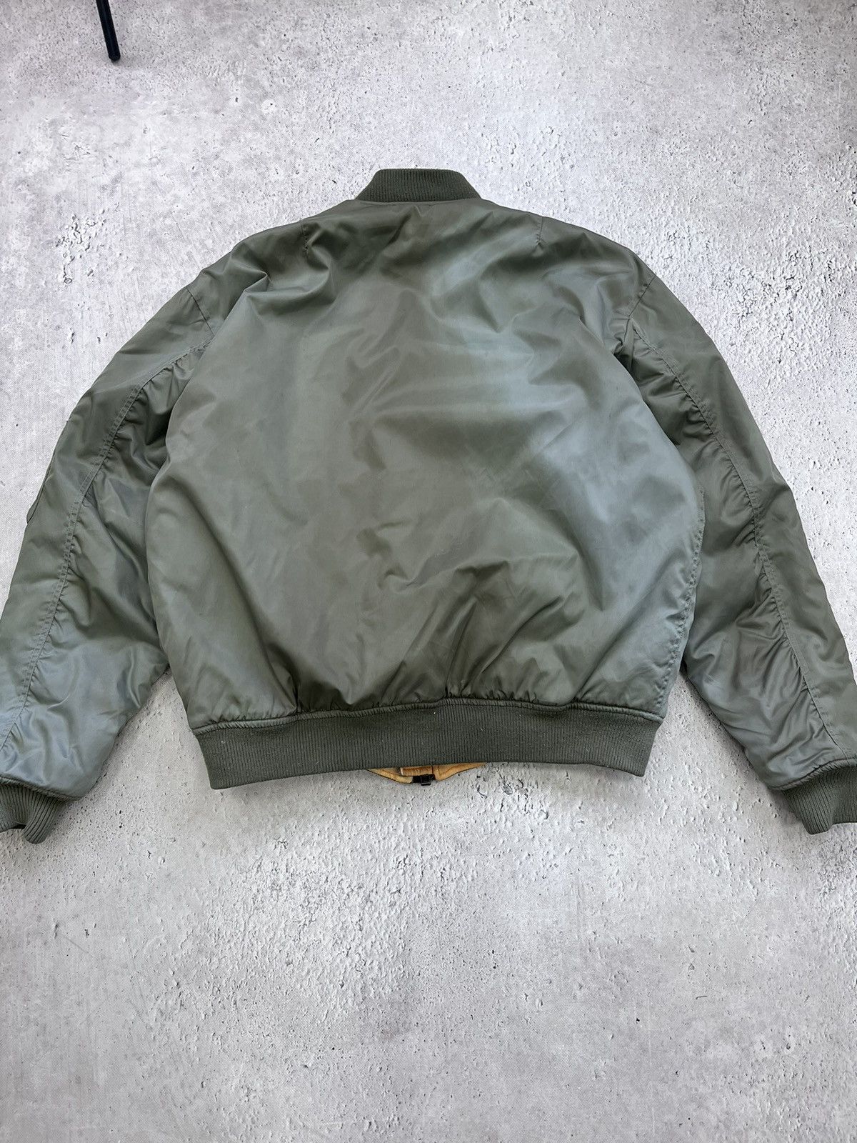 Alpha Industries Flyer's Man Intermediate MA-1 Spellout Bomber Jacket Size US XL / EU 56 / 4 - 11 Thumbnail