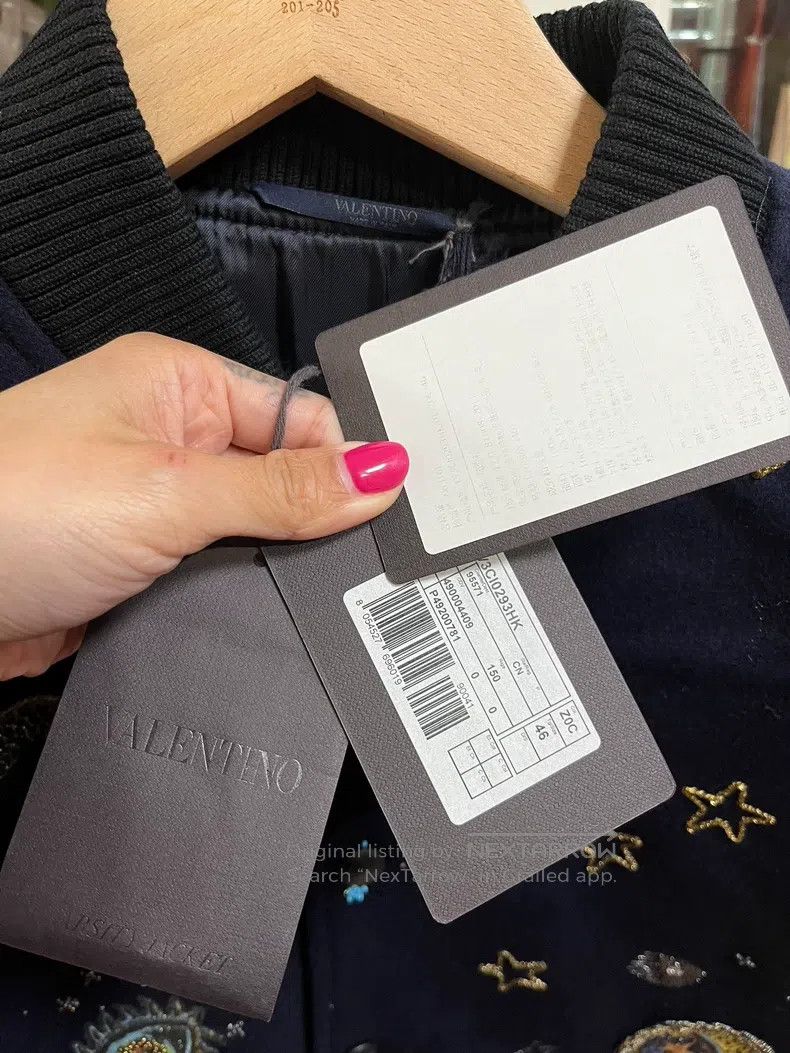 Valentino Valentino Universe starry sky embroidered studded beaded b Size L / US 10 / IT 46 - 6 Thumbnail