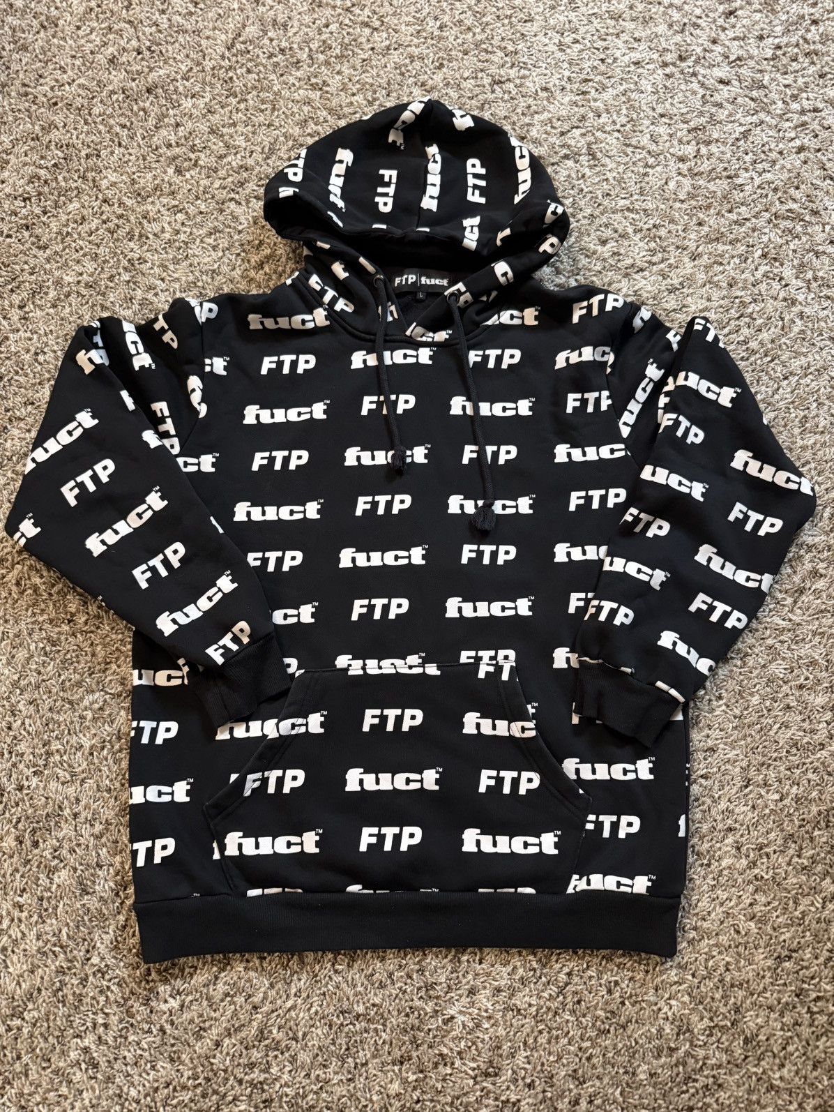 Fuck The Population FTP FUCT ALL OVER HOODIE LARGE Size US L / EU 52-54 / 3 - 1 Thumbnail