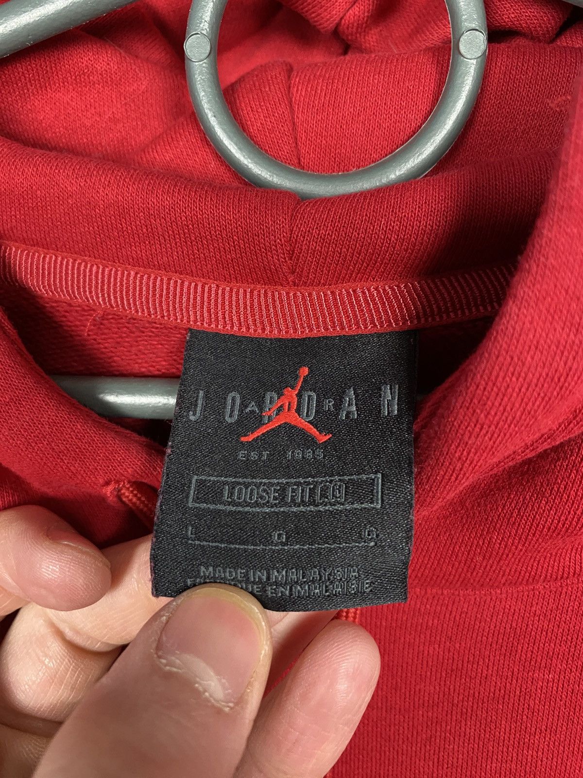 Jordan Brand Women’s Jordan Red Hoodie Streetwear Sport Size Large Size L / US 10 / IT 46 - 6 Thumbnail