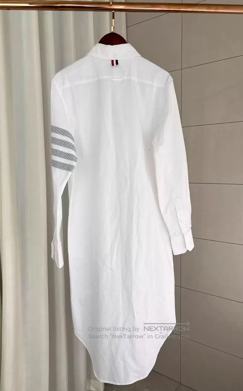 Thom Browne Thom Browne White shirt dress Size XS / US 0-2 / IT 36-38 - 2 Thumbnail