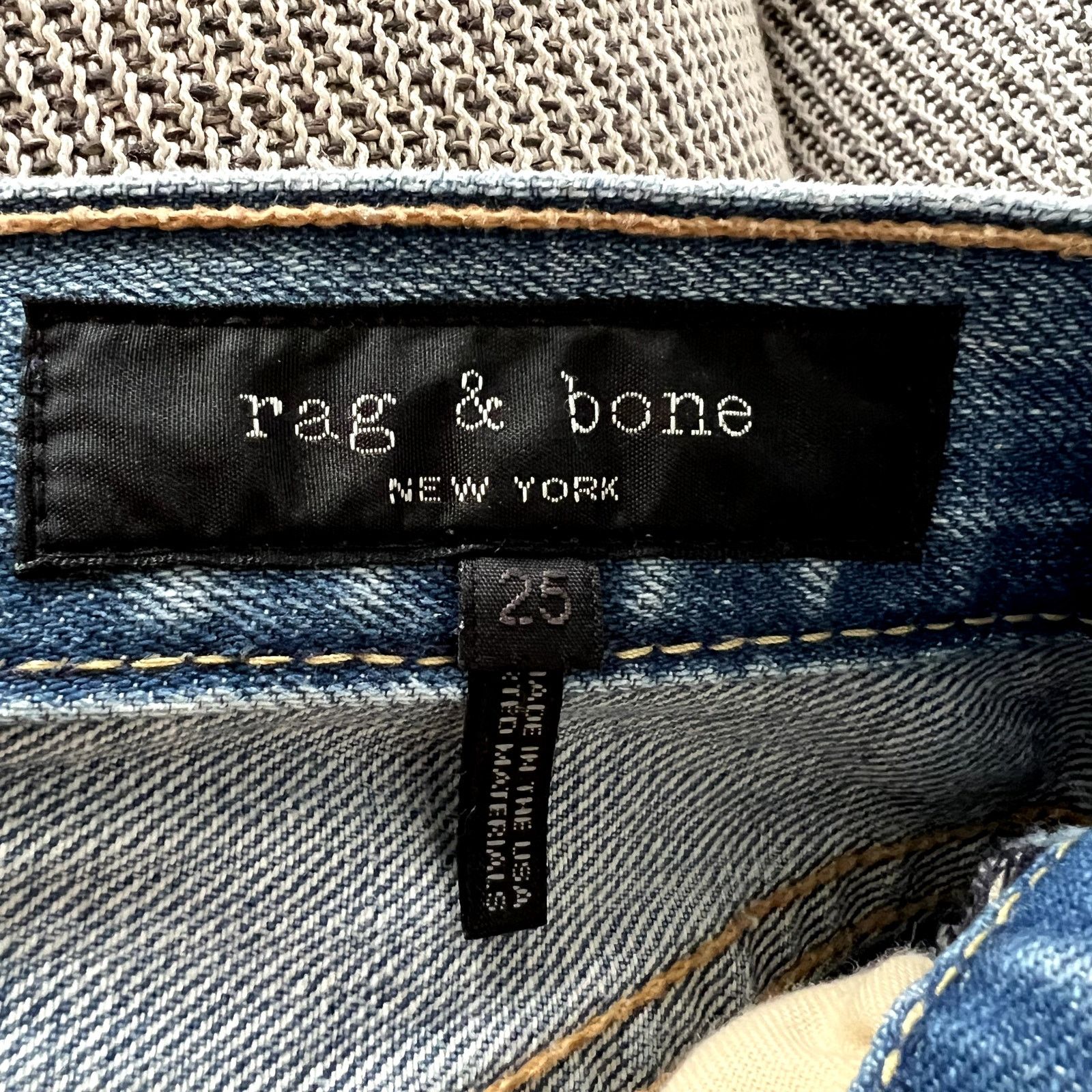 Rag & Bone rag & bone boy jeans ripped blue size 25 made in USA Size 25" / US 0 / IT 36 - 7 Thumbnail