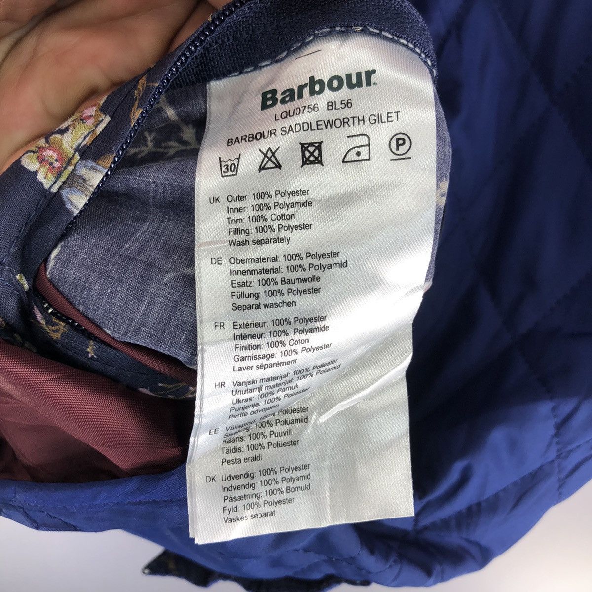 Barbour Barbour Saddleworth Gilet Quilted Puffer Vest Size M / US 6-8 / IT 42-44 - 15 Thumbnail