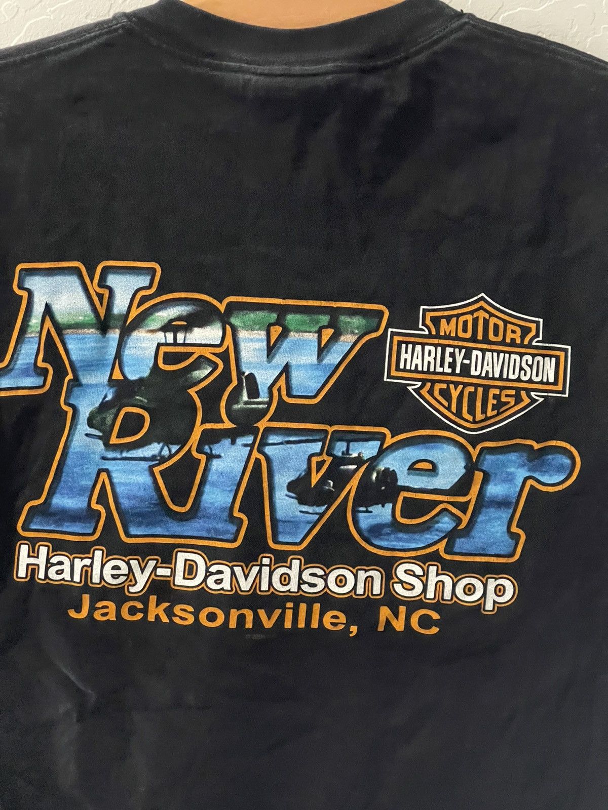Harley Davidson Vintage Y2K Harley Davidson “New River” Chopper Shirt Small Size US S / EU 44-46 / 1 - 2 Thumbnail