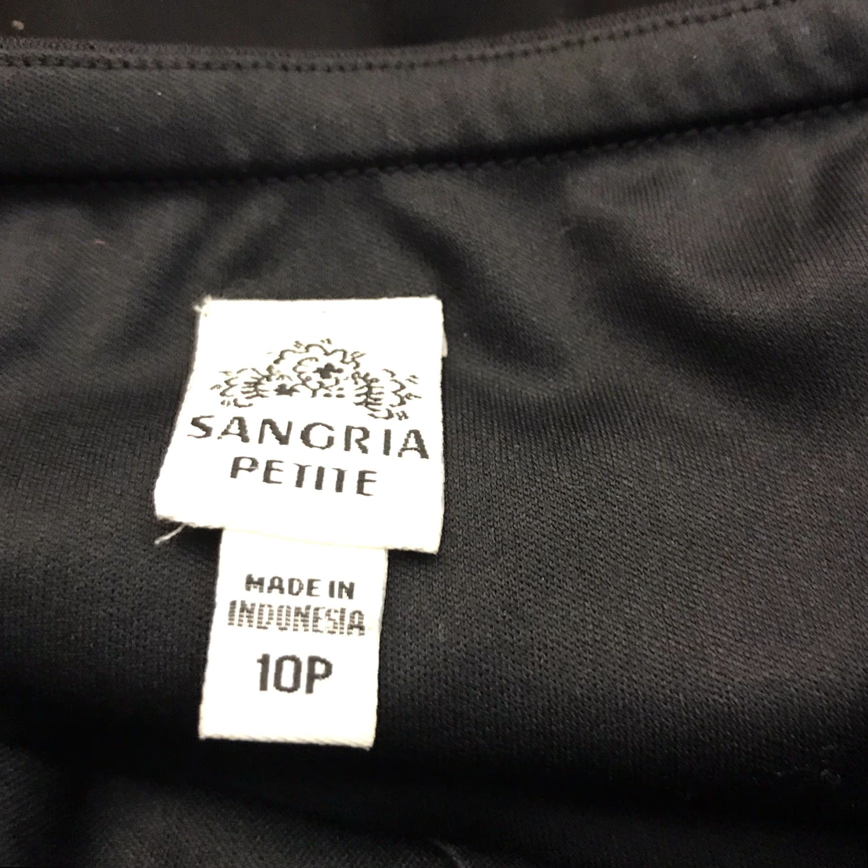 Vintage Sangria Black Strapless Ruffles Beading Sheer Formal Dress Womens Size 10P Size L / US 10 / IT 46 - 7 Thumbnail