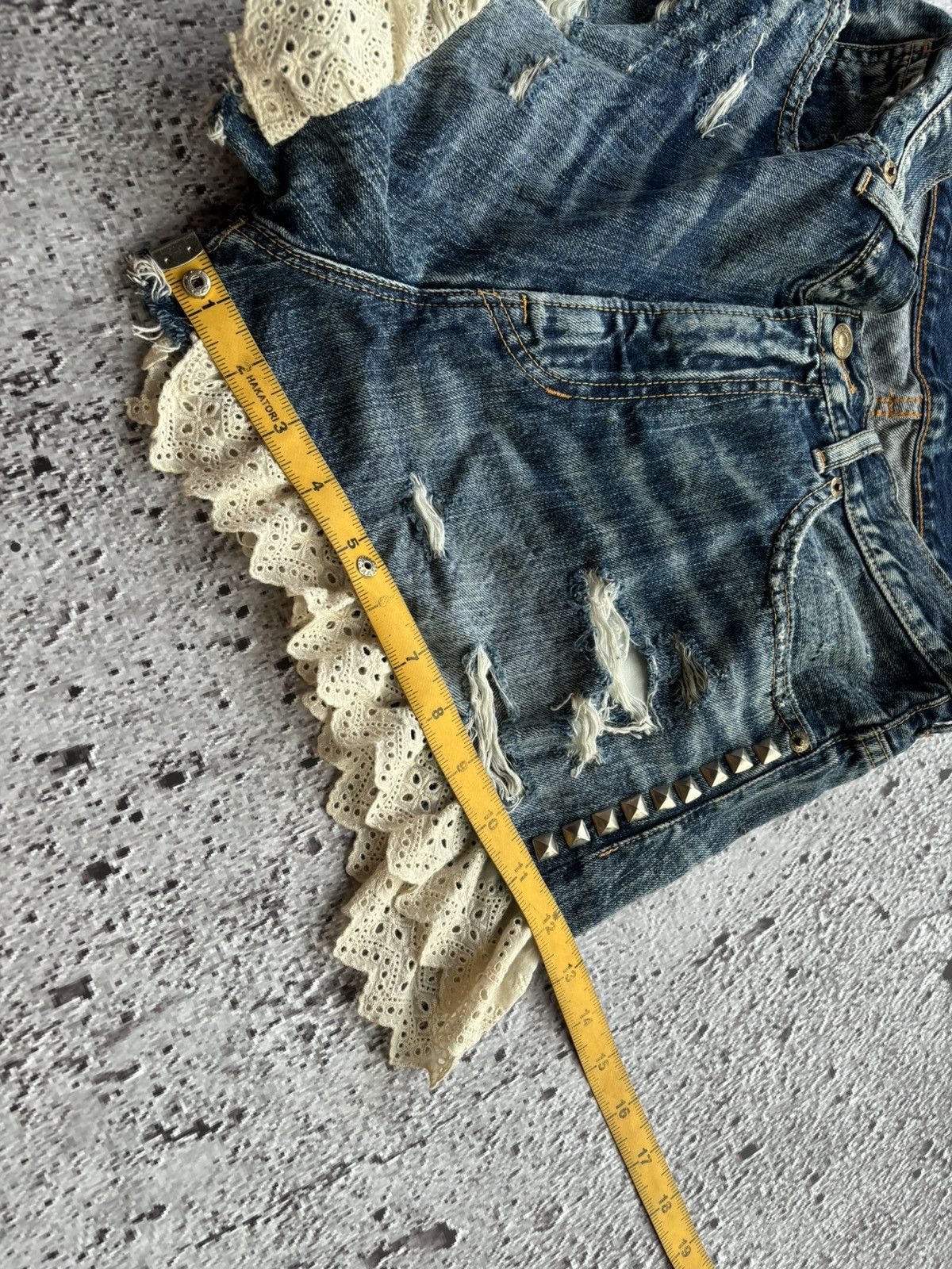 Hysteric Glamour Y2k RNA Studded Women's Short Size 29" - 13 Thumbnail