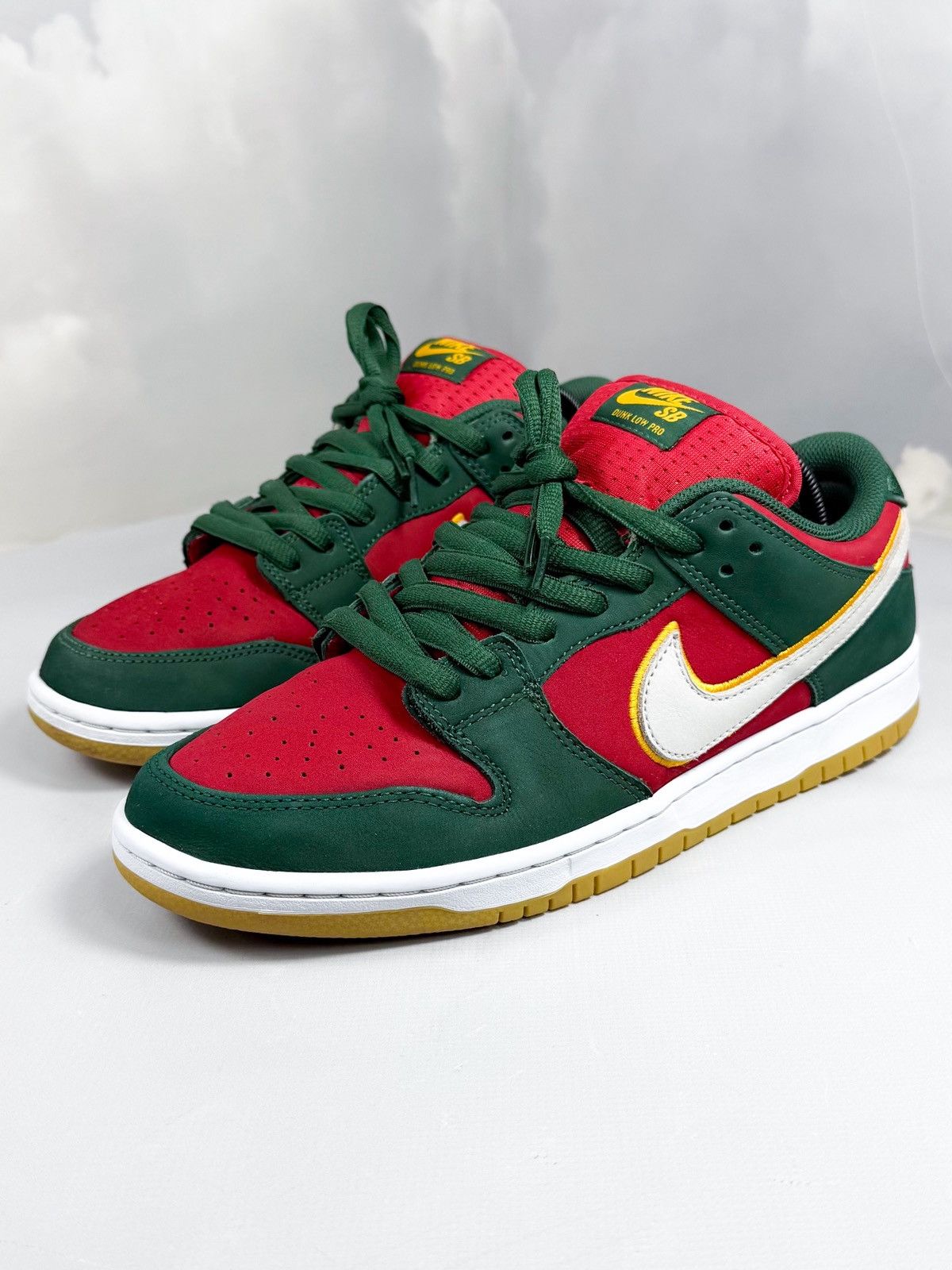 Nike Nike SB Dunk Low Pro “Seattle Sonics” 🍉 Size US 10 / EU 43 - 1 Thumbnail