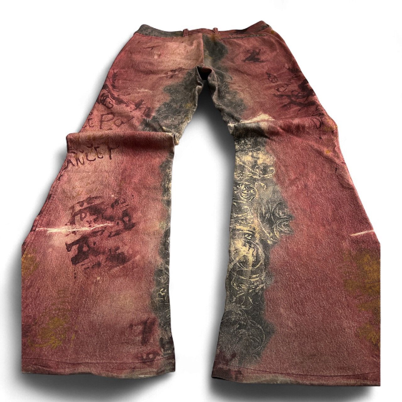 Tornado Mart 00's Archive Tornado Mart Flared Pants Y2K Super Rare Denim Size US 33 - 7 Thumbnail