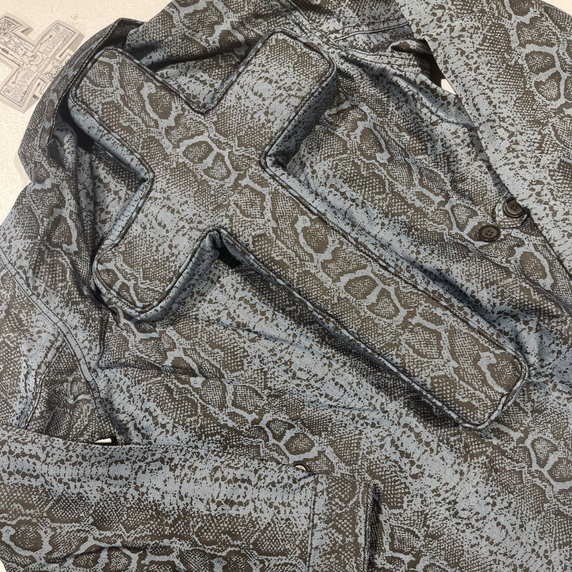 Seventh Heaven NEW SEVENTH HEAVEN BLUE SNAKE CROSS JACKET SZ SMALL Size US S / EU 44-46 / 1 - 1 Thumbnail