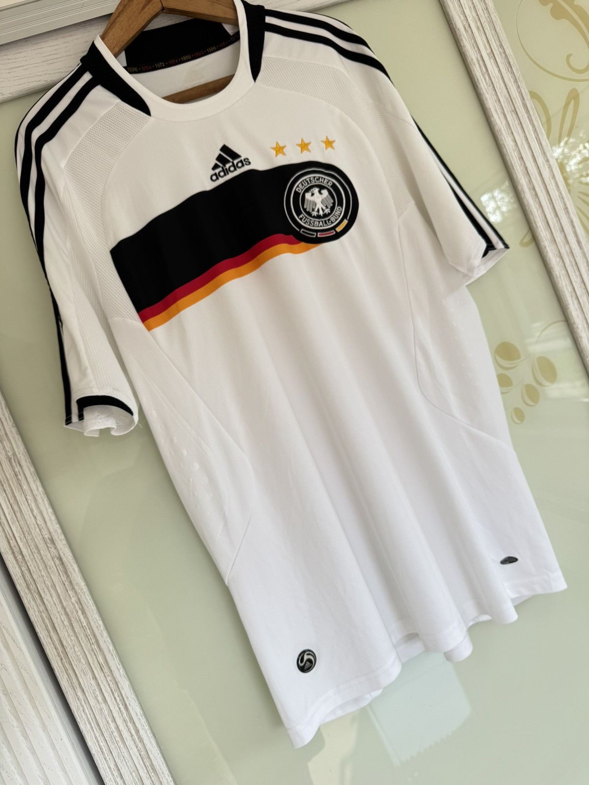 Adidas Vintage Germany 2008-2009 Home Soccer Jersey Football Kit Size US XL / EU 56 / 4 - 4 Thumbnail