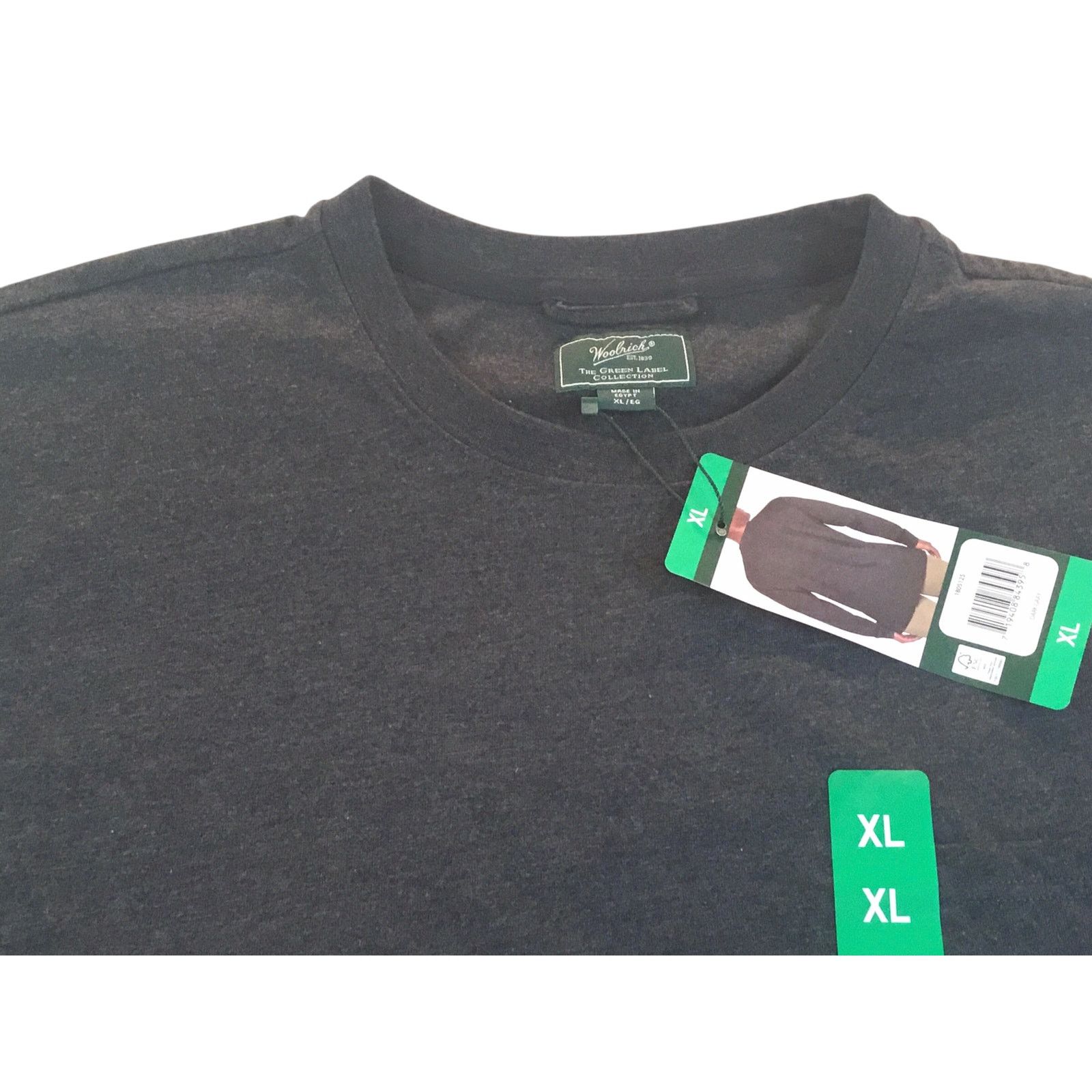Woolrich Woolen Mills Woolrich Pocket T-Shirt Long Sleeve New Charcoal Gray XL NWT Size US XL / EU 56 / 4 - 2 Thumbnail