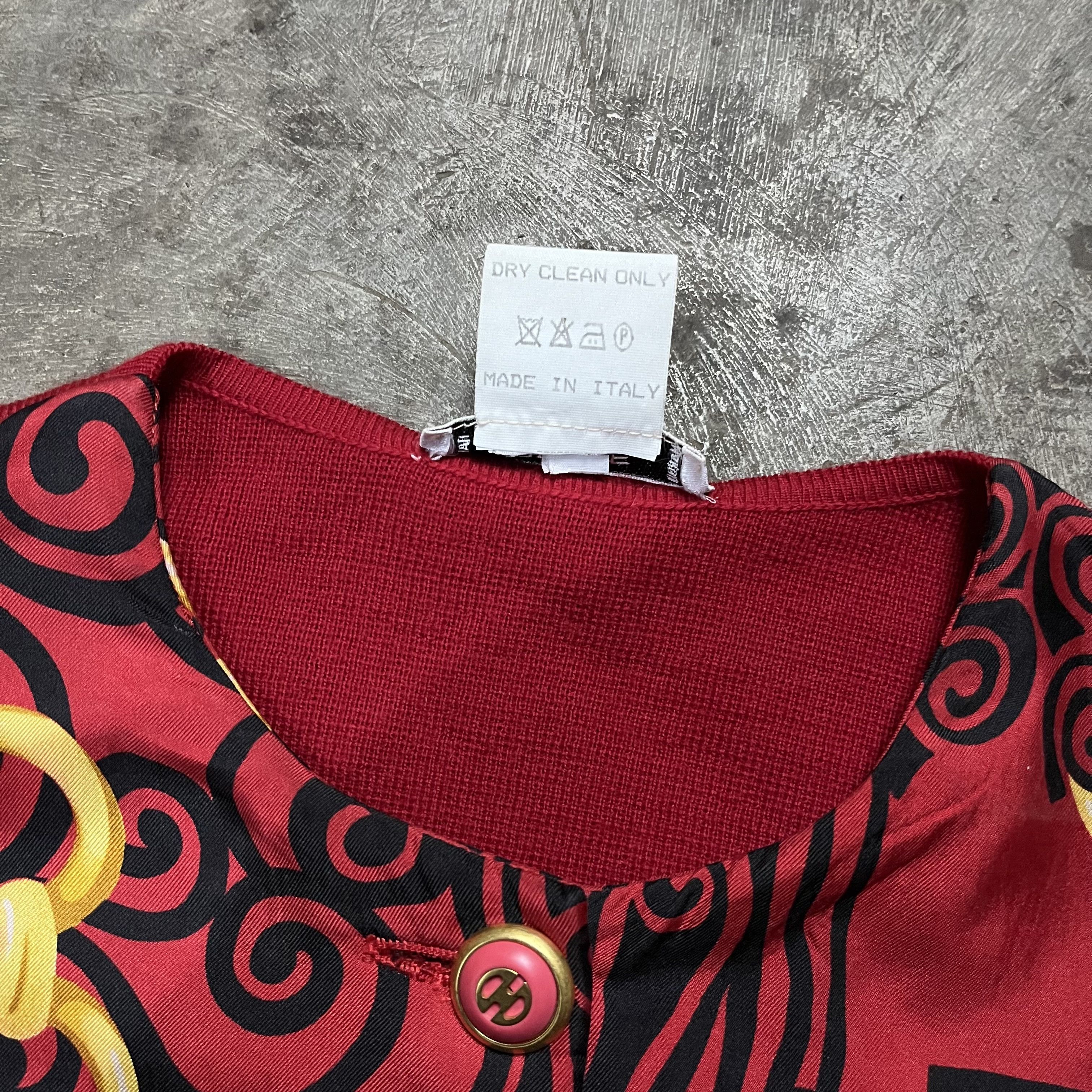 Celine × Designer Vintage Cardigan celine paris Size S / US 4 / IT 40 - 8 Thumbnail