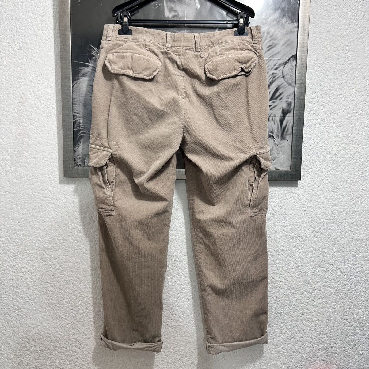 Brunello Cucinelli × Designer BRUNELLO CUCCINELLI CORDUROY CARGO PANTS Size US 34 / EU 50 - 5 Thumbnail