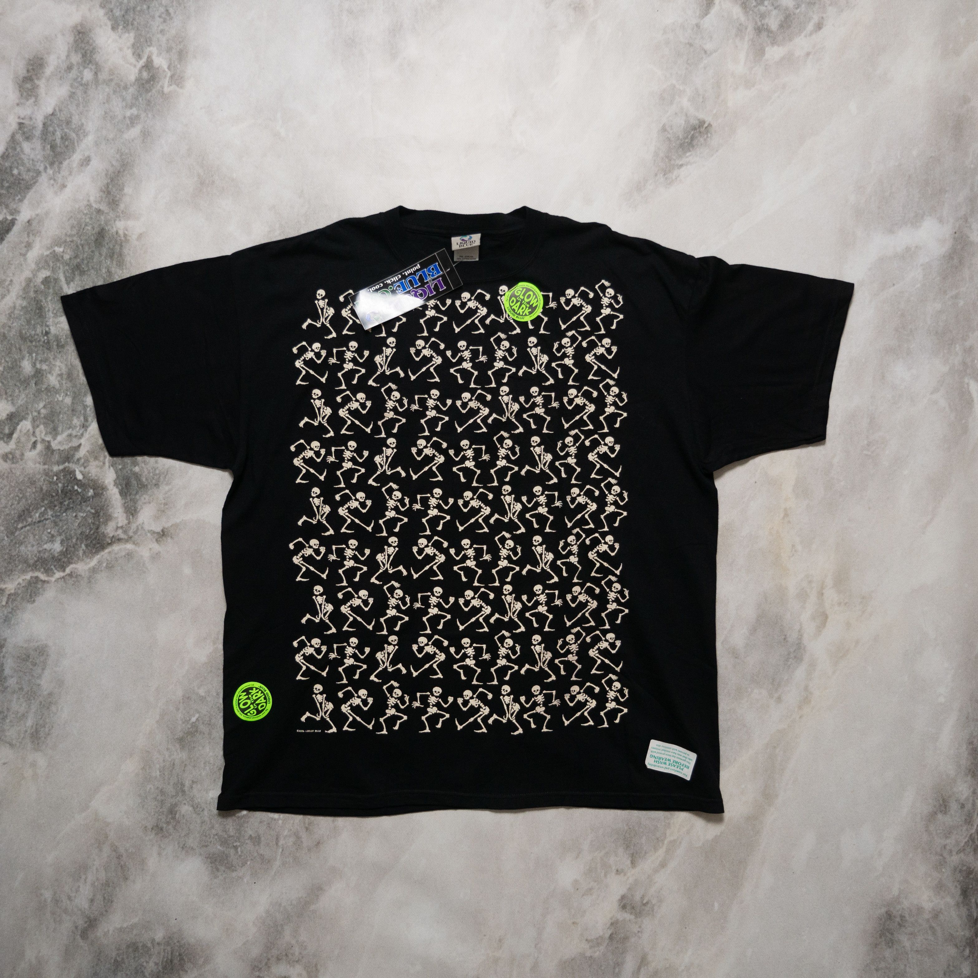 Liquid Blue × Vintage Vintage Liquid Blue Glow in Dark Dancing Dead Grateful XXL Size US XXL / EU 58 / 5 - 1 Thumbnail