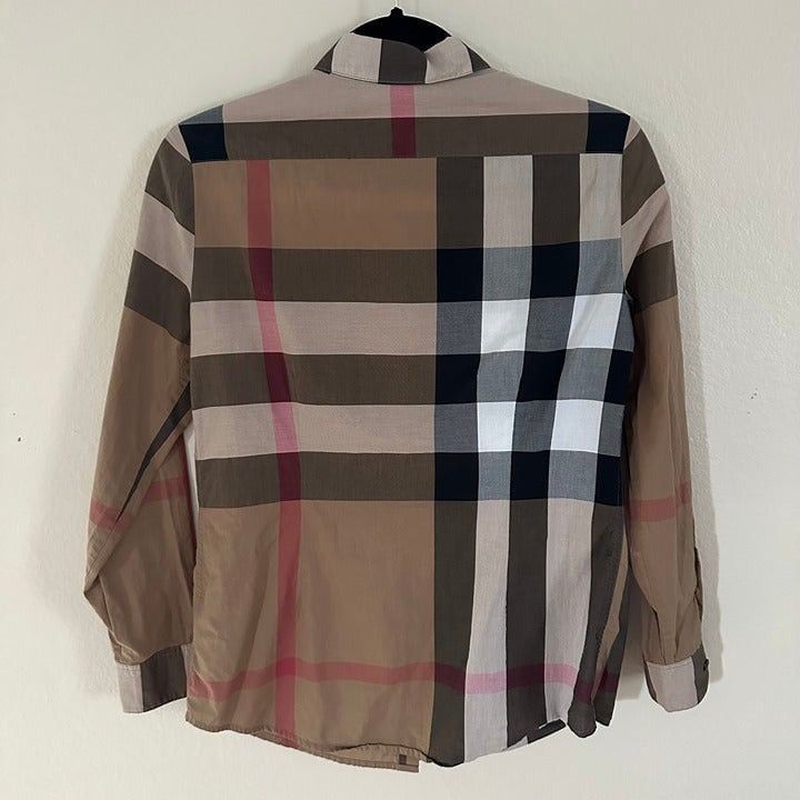 Burberry Burberry Brit Check Cotton Shirt Women's Size XS Authentic L Size XS / US 0-2 / IT 36-38 - 2 Thumbnail