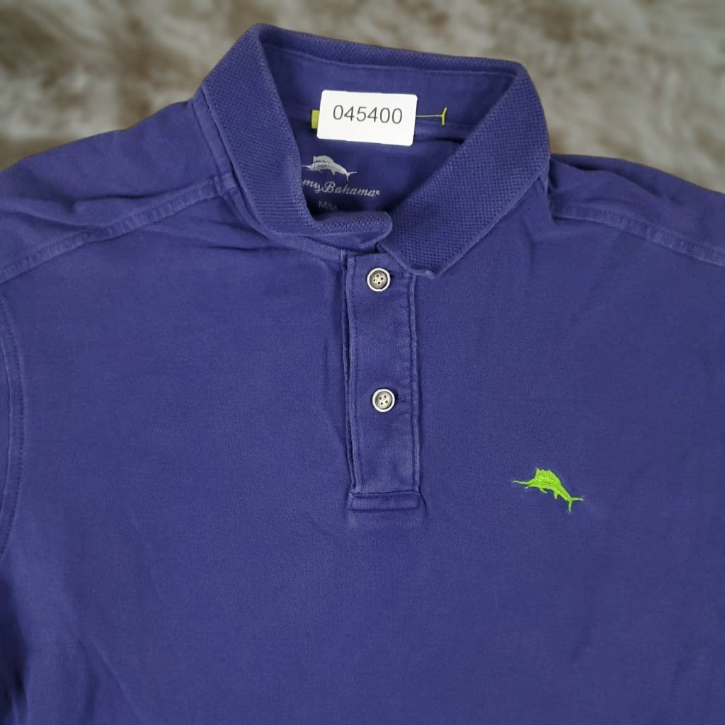 Tommy Bahama Tommy Bahama Polo Shirt Mens Medium Purple Casual Short Sleeve Activewear Size US M / EU 48-50 / 2 - 1 Thumbnail