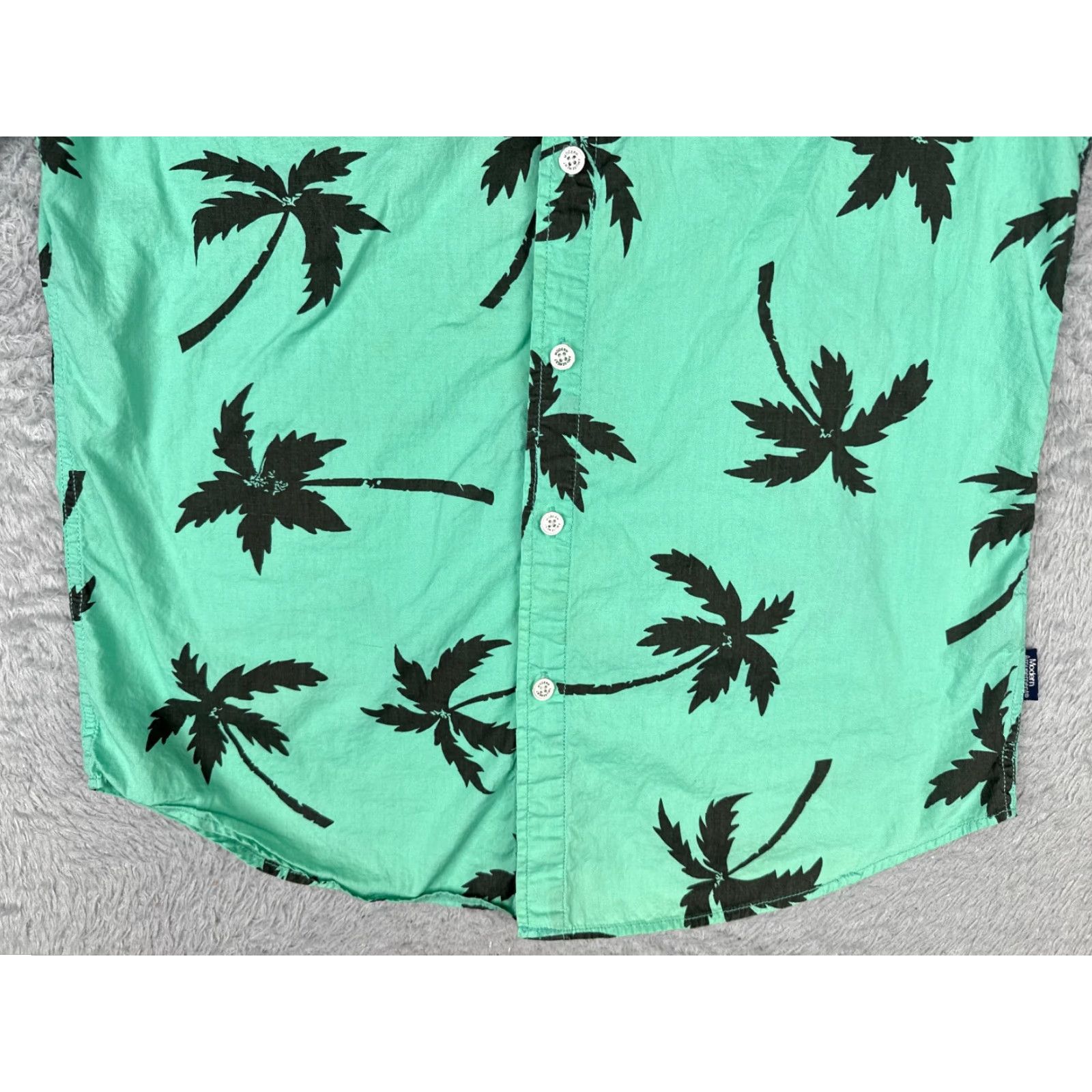 Vintage Coconut Connection Hawaiian Shirt Men Large Green Palm Tree Cotton Size US L / EU 52-54 / 3 - 5 Thumbnail