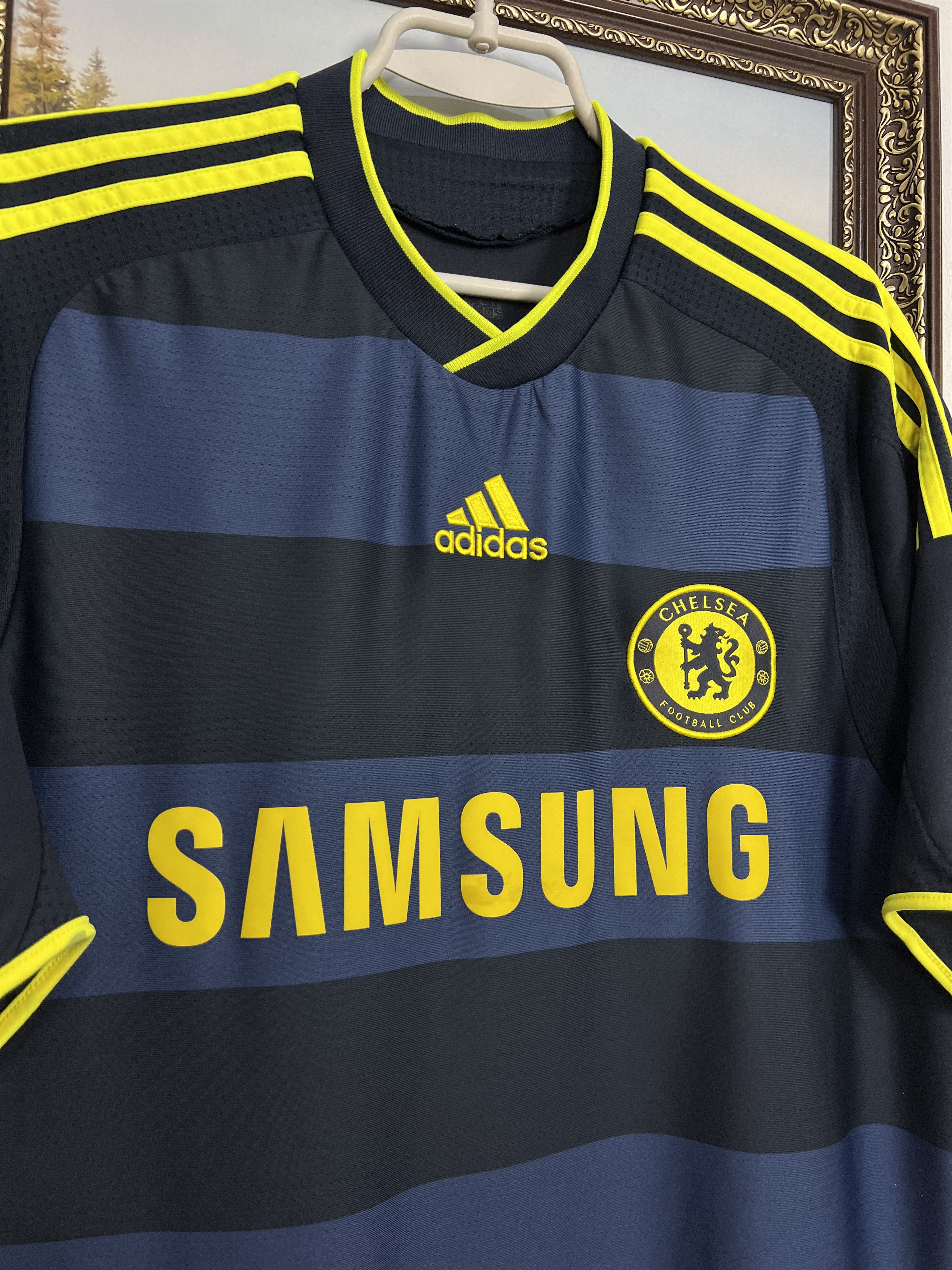 Adidas Chelsea Away football shirt 2009 Soccer Jersey Trikot Rare Size US L / EU 52-54 / 3 - 3 Thumbnail