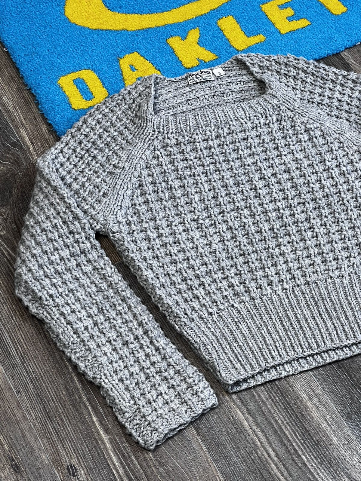 Acne Studios Acne Jeans Grey Wool Heavy Sweater size S Size S / US 4 / IT 40 - 2 Thumbnail