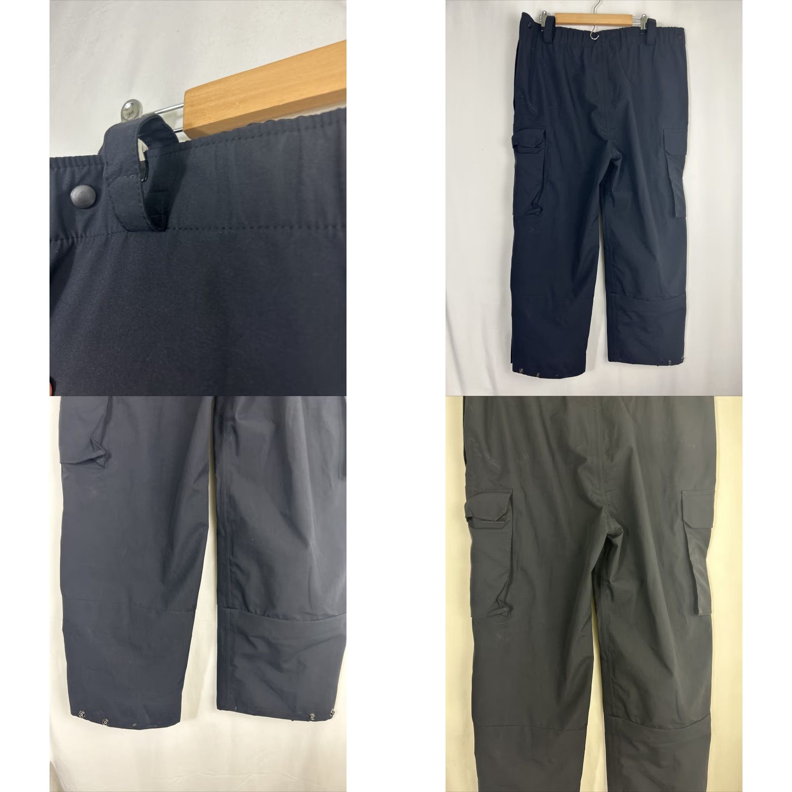 Vintage VINTAGE Blauer Pants Gortex All Weather Cargo Black 42x27 Regular Medium Mens Blauer Police? Size US 31 - 9 Thumbnail