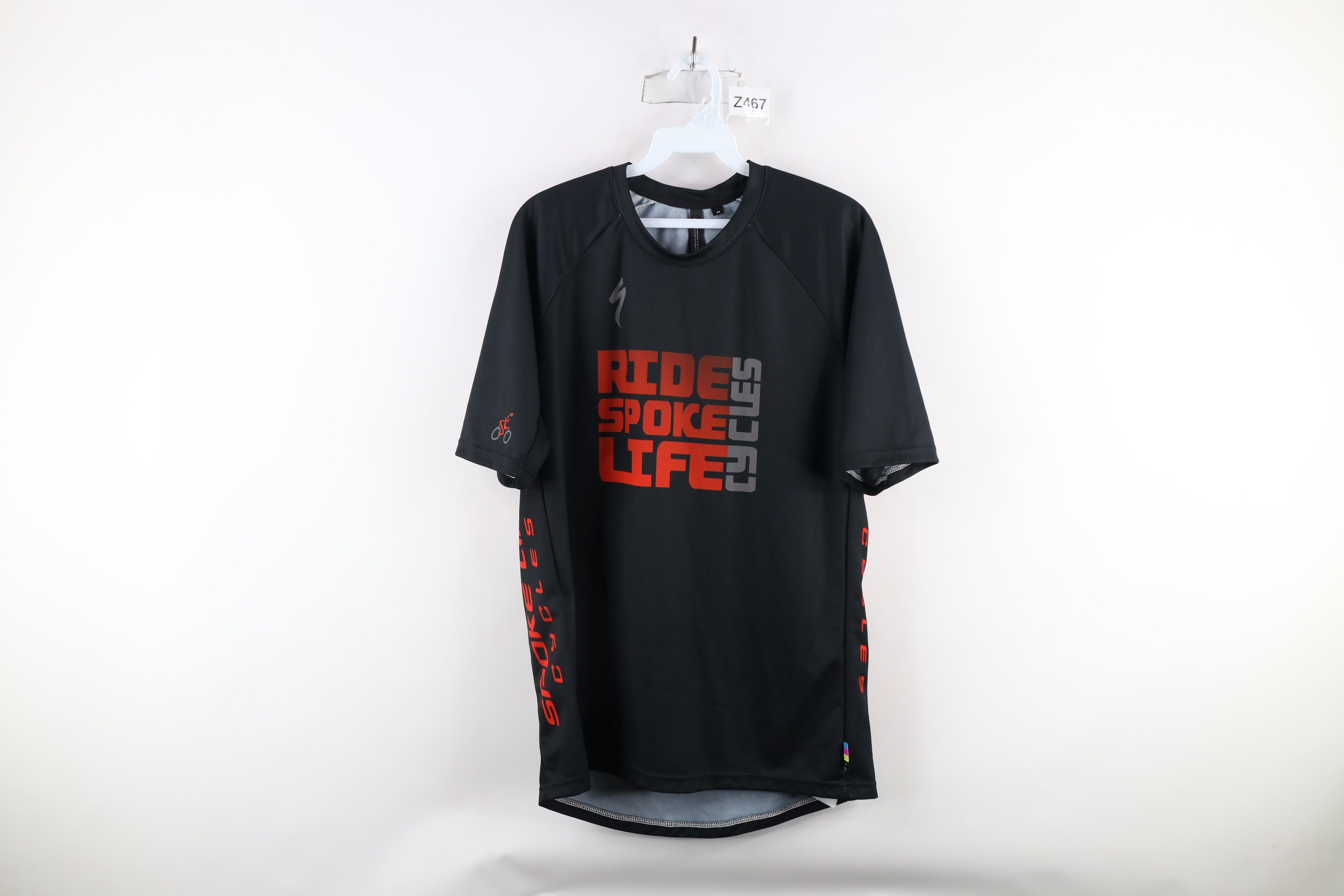 Vintage Specialized Out Spoke Life Cycling Bicycle Jersey T-Shirt Size US M / EU 48-50 / 2 - 1 Thumbnail