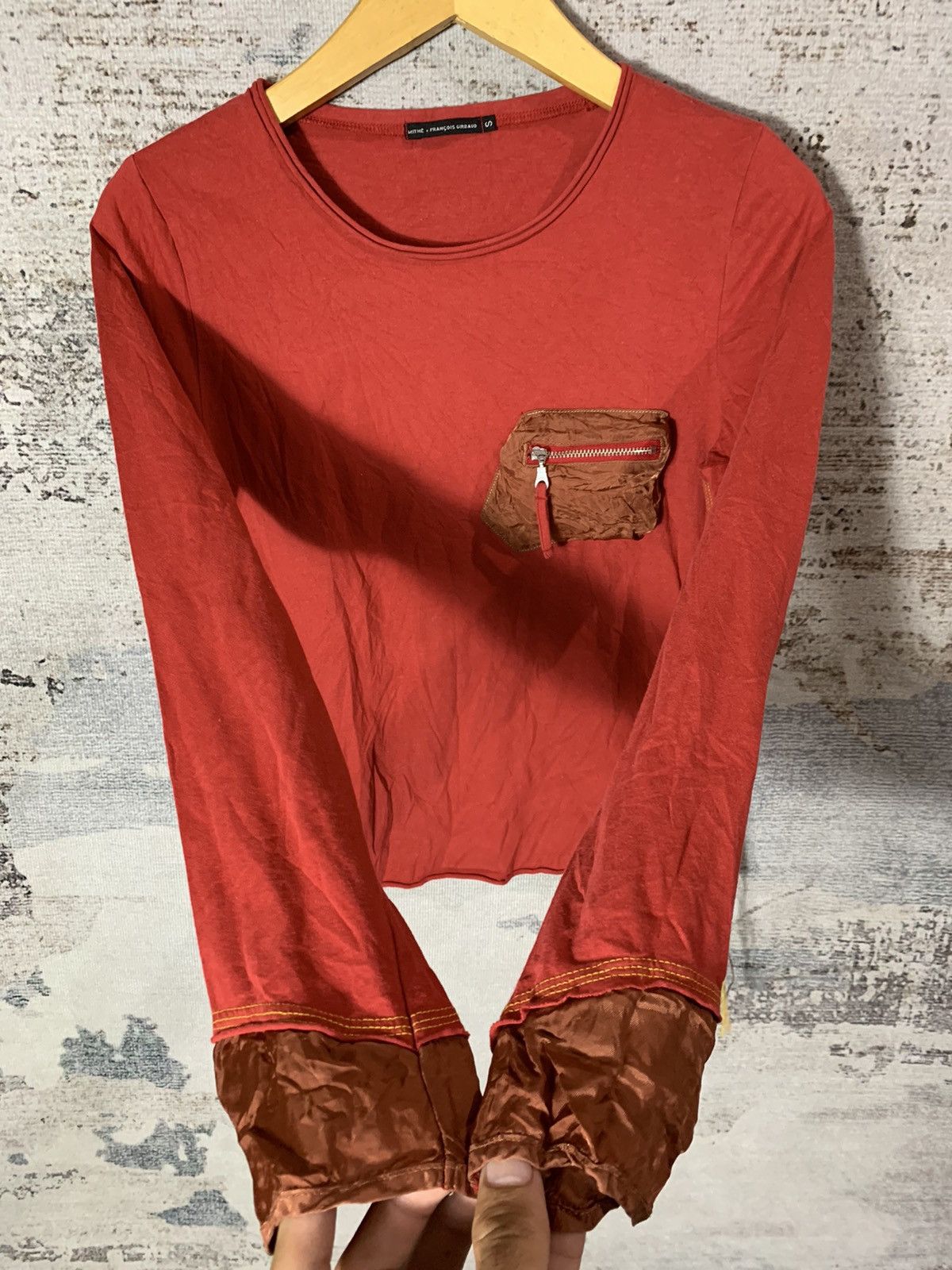 Marithe + Francois Girbaud 2000s MFG Gothic Pocket Long Sleeve Size US S / EU 44-46 / 1 - 3 Thumbnail