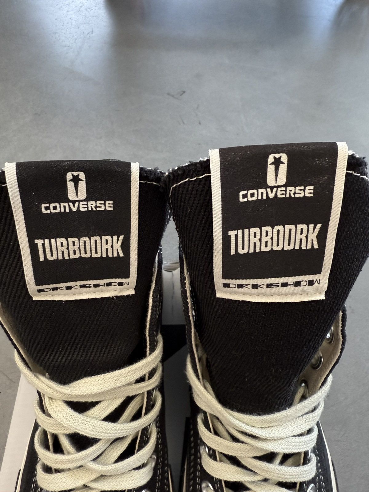 Converse × Rick Owens Drkshdw Converse TURBODRK Chuck Taylor All Star Rick Owens DRKSHDW Size US 8 / EU 41 - 10 Thumbnail