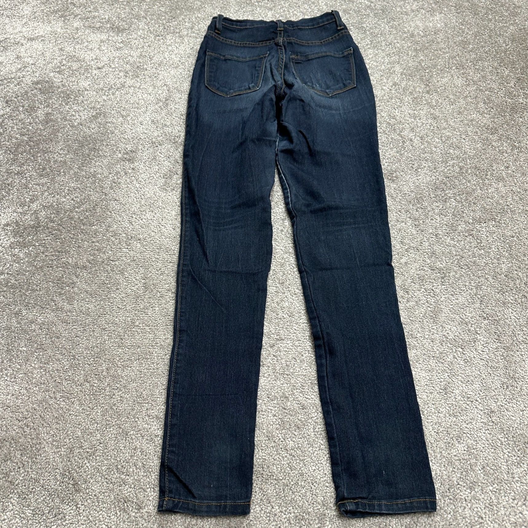 Fashion Nova Fashion Nova Jeans Juniors 3 Blue Dark Wash High Rise Casual 22x29 Jeggings Size 26" / US 2 / IT 38 - 2 Thumbnail