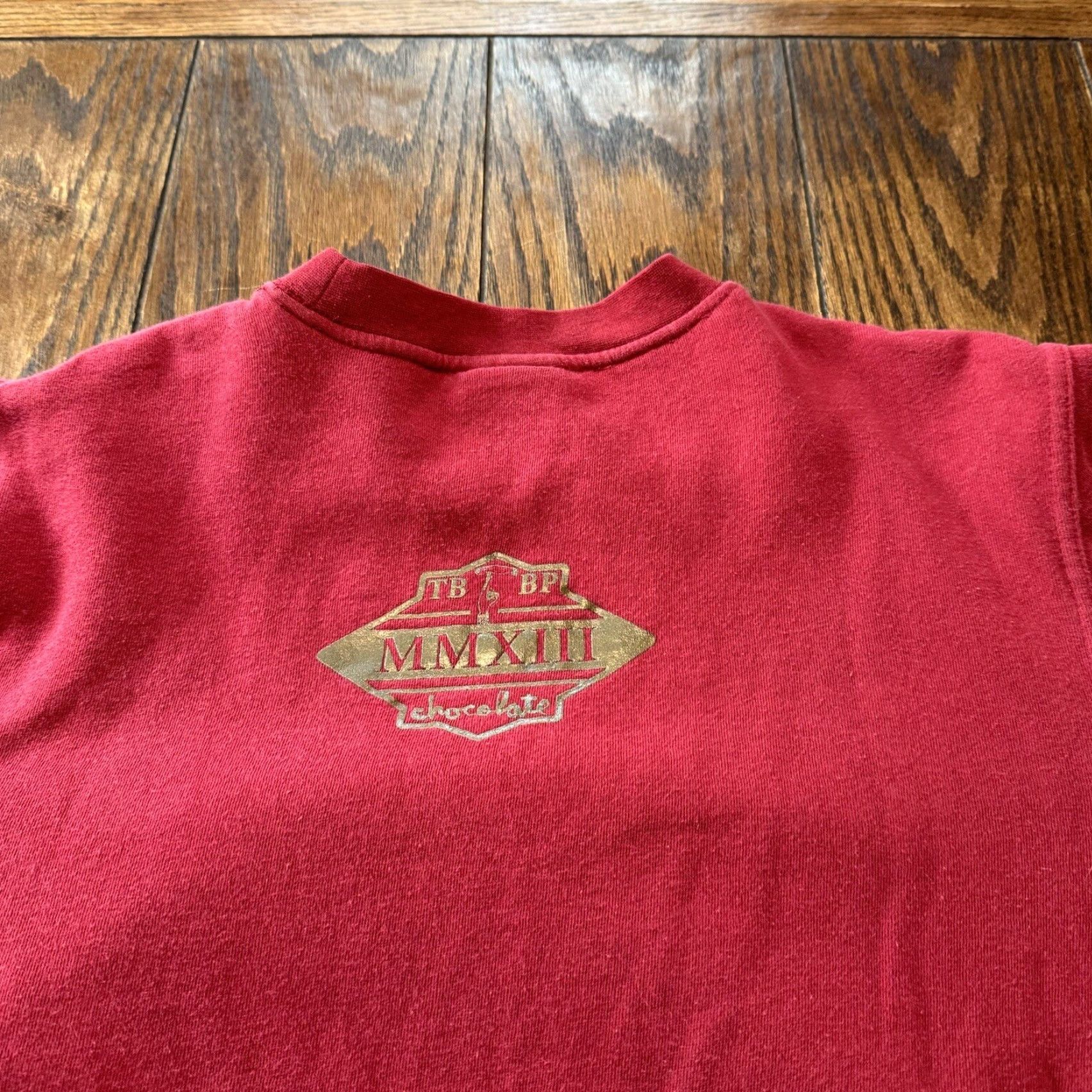 CHOCOOLATE VINTAGE Chocolate Skateboards World Champions Red Crewneck Sweatshirt Men Medium Size US M / EU 48-50 / 2 - 8 Thumbnail