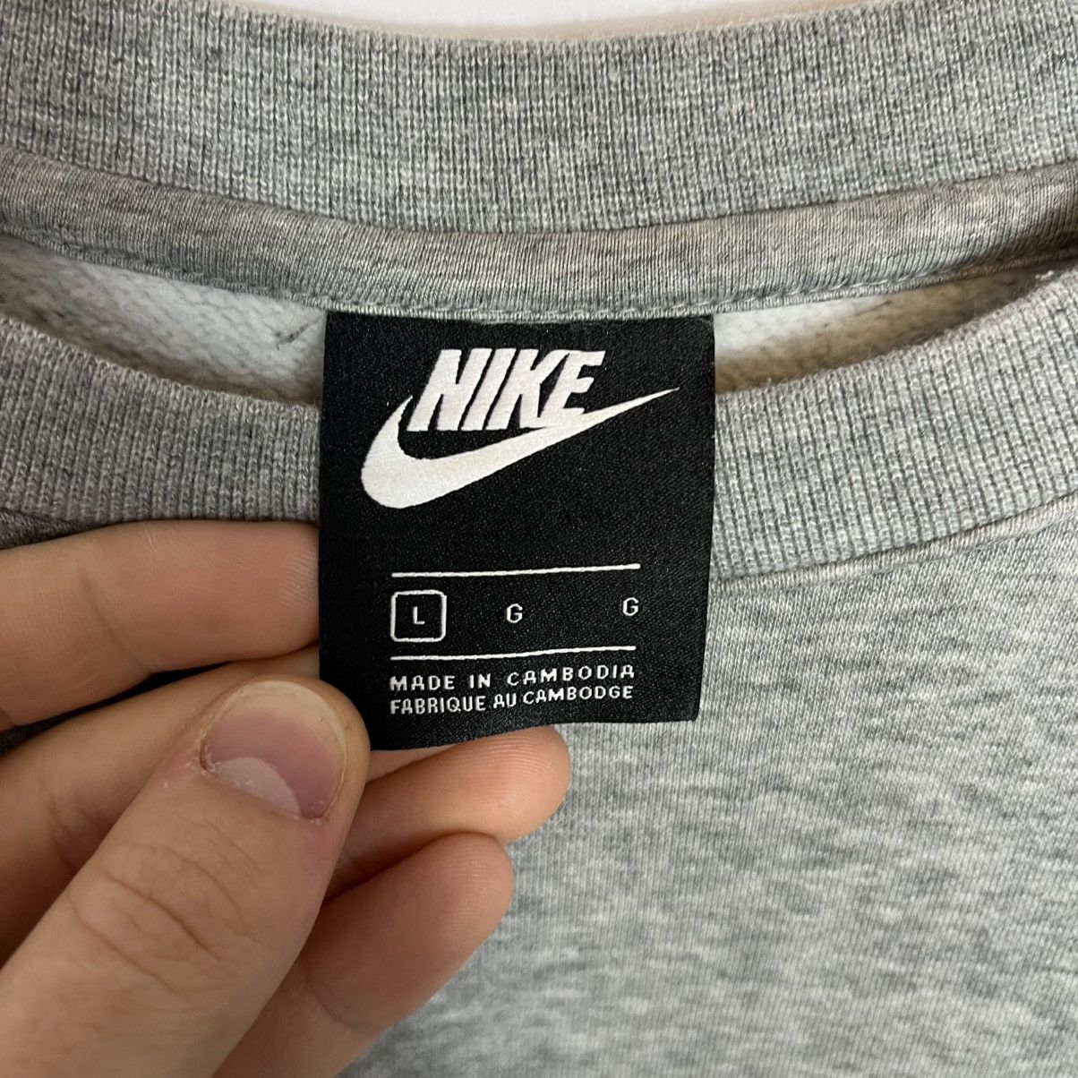 Nike Nike Sportswear Club Fleece Basic Gray Sweatshirt Streetwear Size US L / EU 52-54 / 3 - 7 Thumbnail