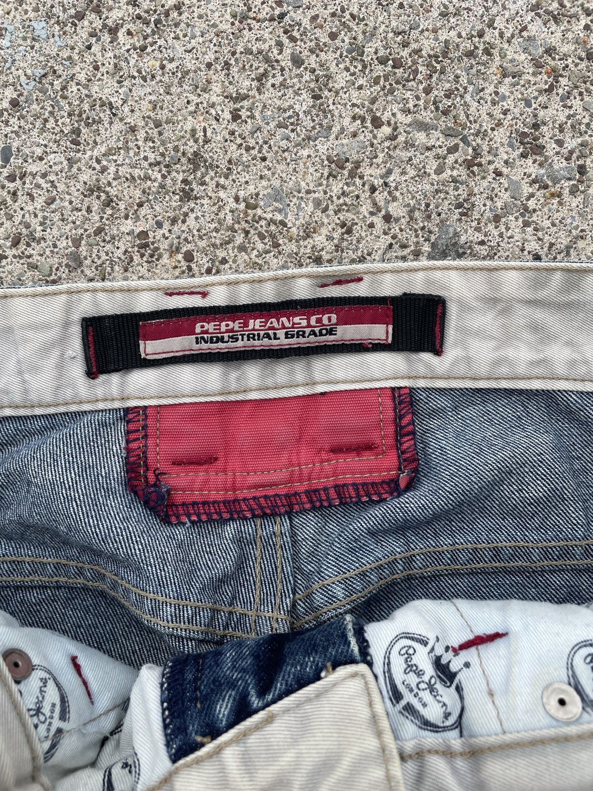 Pepe Jeans Distressed Baggy Pepe Denim Size US 36 / EU 52 - 8 Thumbnail