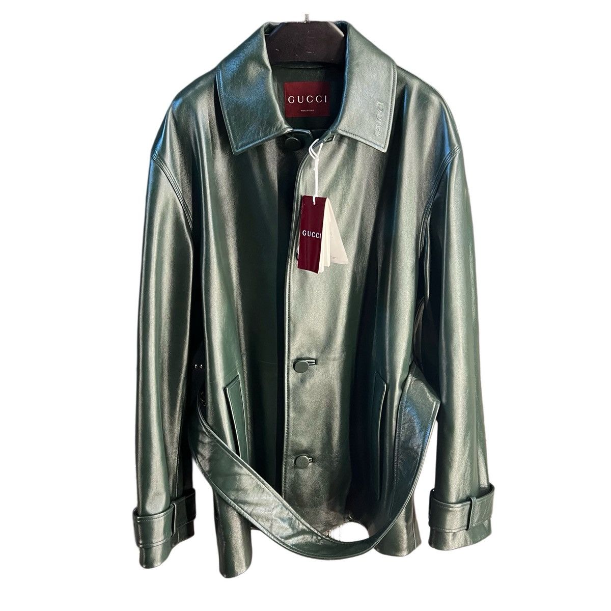 Gucci Gucci Leather Jacket in Medium Size US M / EU 48-50 / 2 - 1 Thumbnail