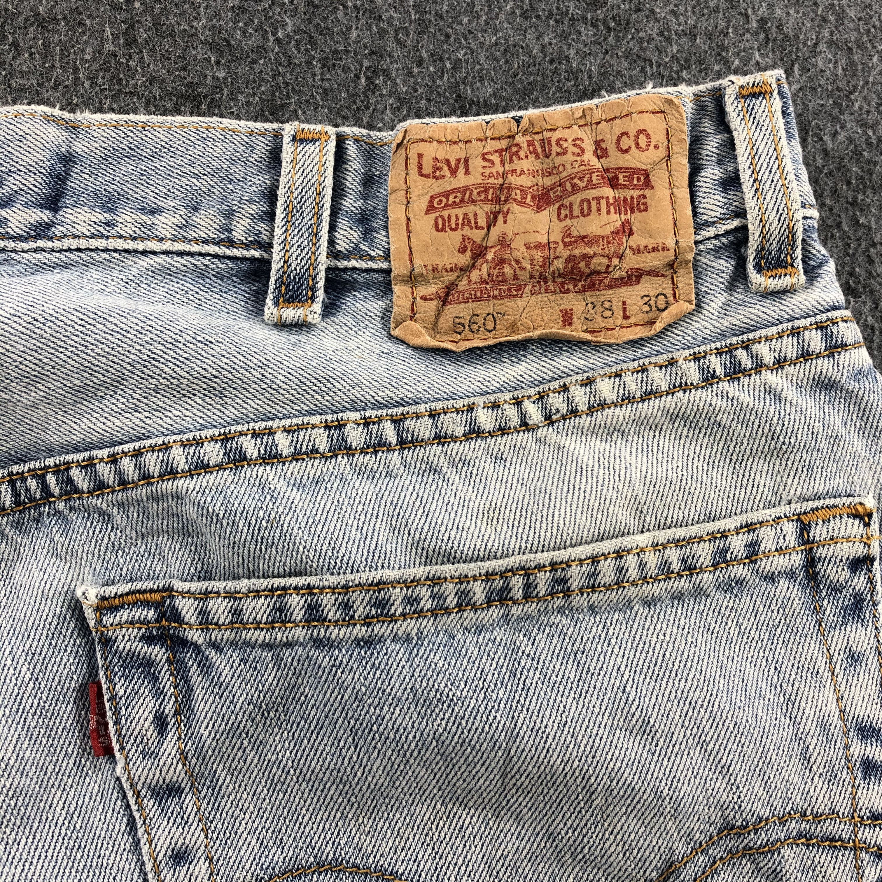 Levi's Vintage Light Wash Levis 560 Jeans- J1334 Size US 38 / EU 54 - 5 Thumbnail