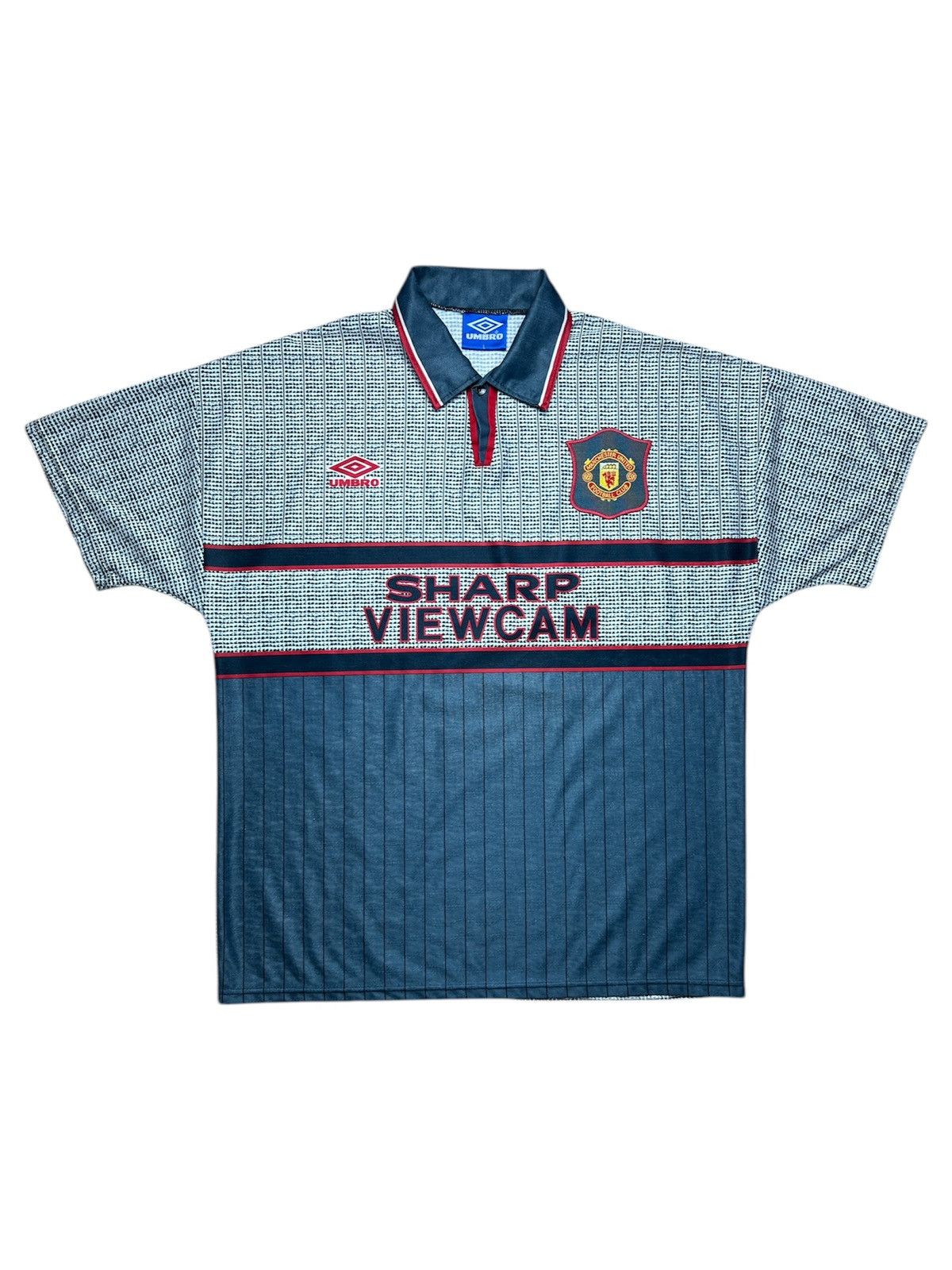 Umbro Manchester united away umbro shirt 1995-1996 football jersey Size US L / EU 52-54 / 3 - 1 Thumbnail
