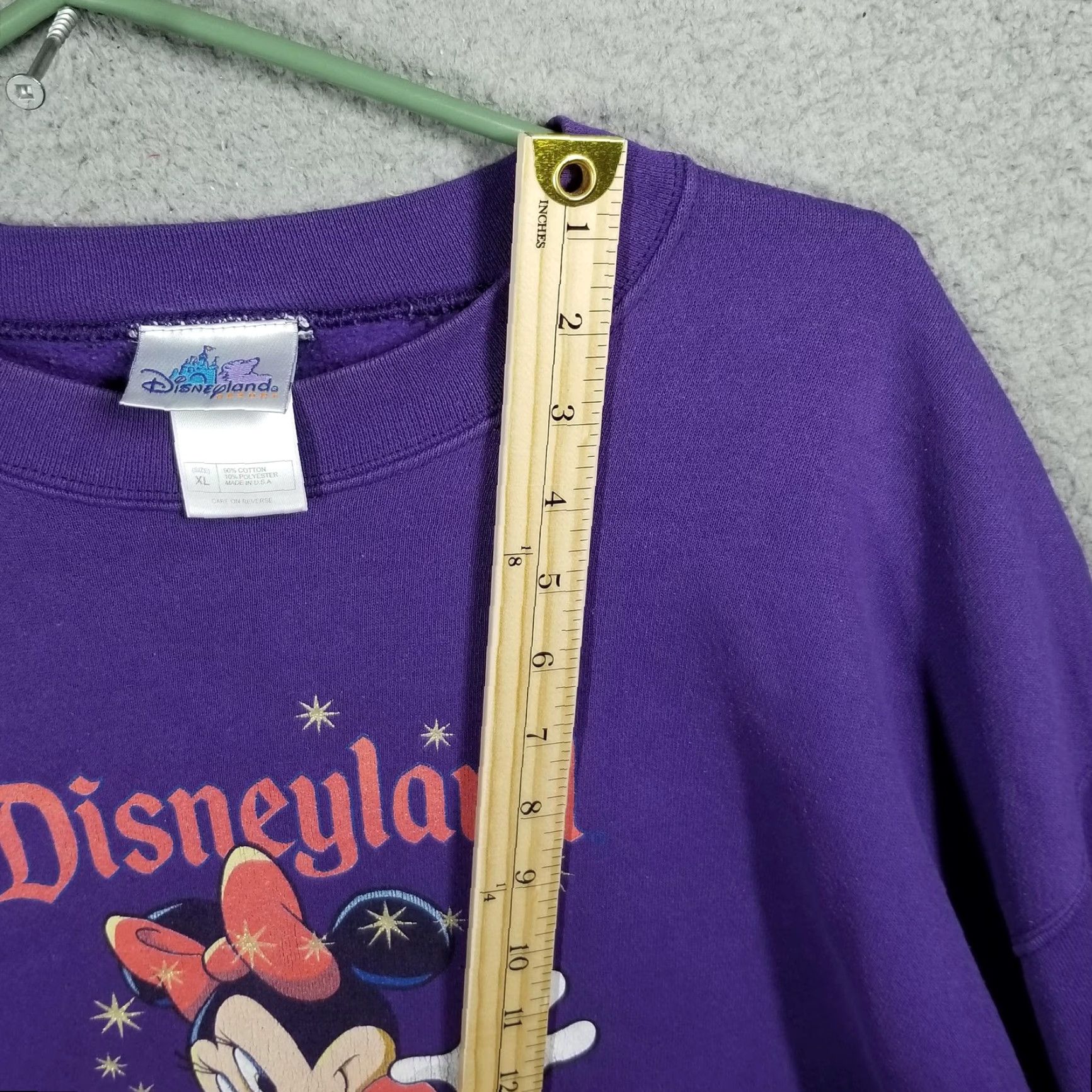 Vintage VINTAGE Disneyland Resort Sweatshirt Womens XL Purple Minnie Mouse Graphic USA Size XL / US 12-14 / IT 48-50 - 5 Thumbnail